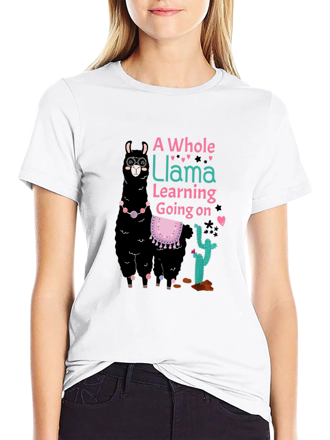 A Whole Llama Learning Going On T-shirt