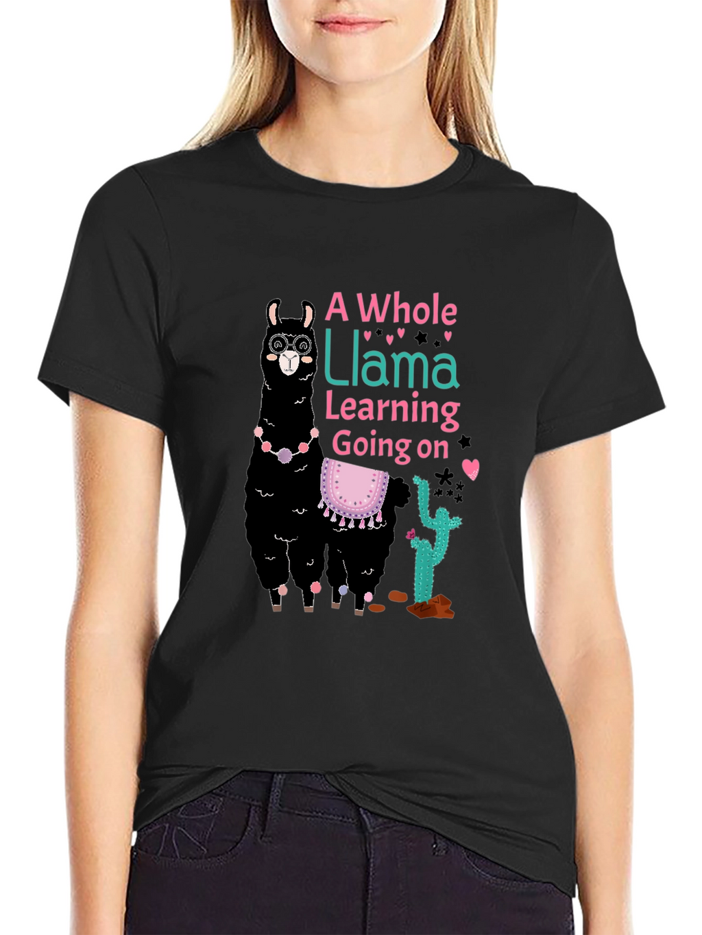 A Whole Llama Learning Going On T-shirt
