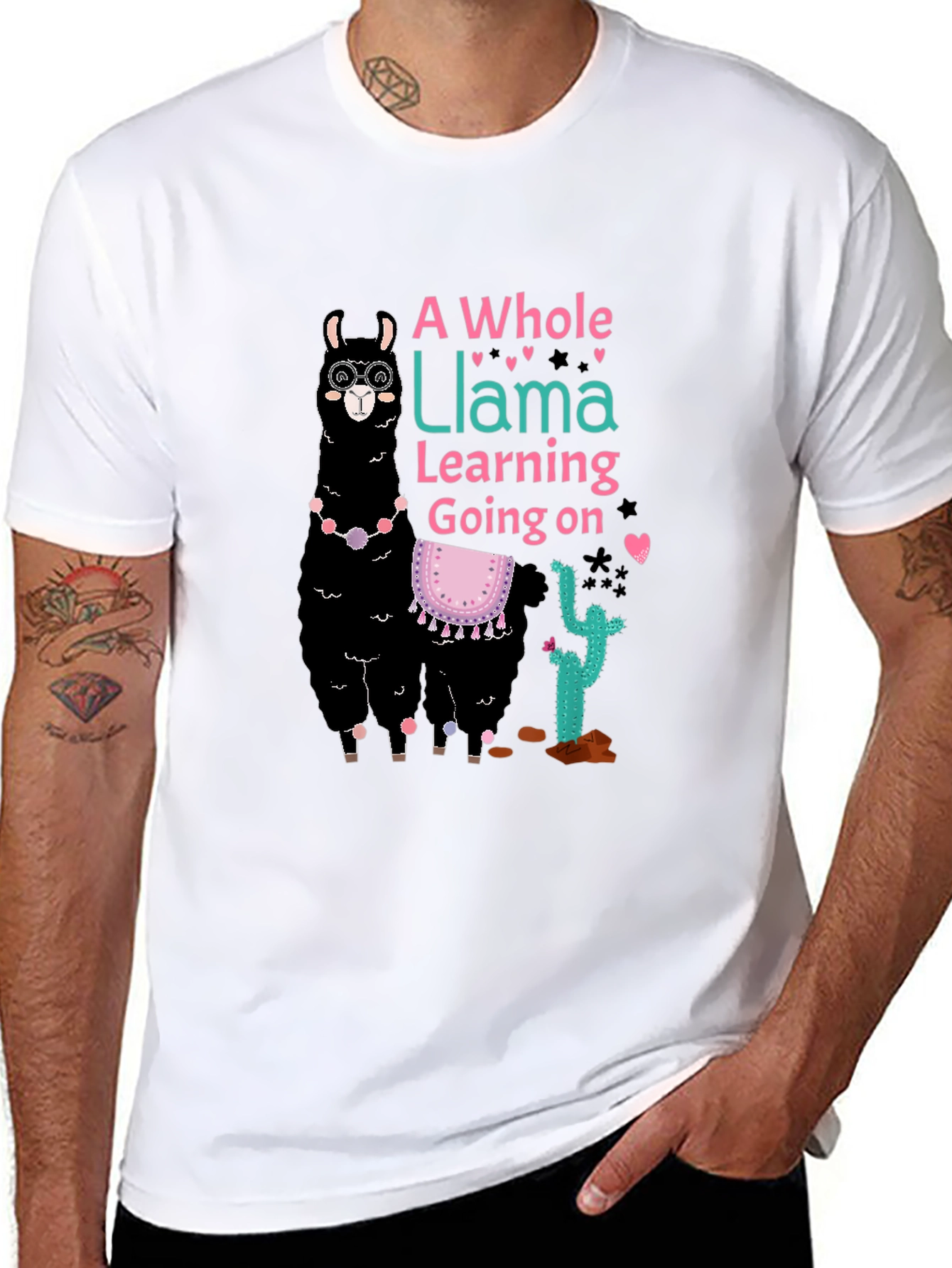A Whole Llama Learning Going On T-shirt
