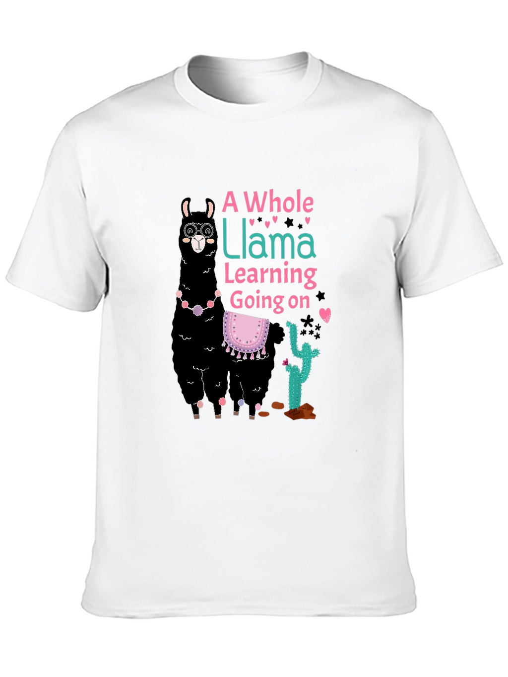 A Whole Llama Learning Going On T-shirt