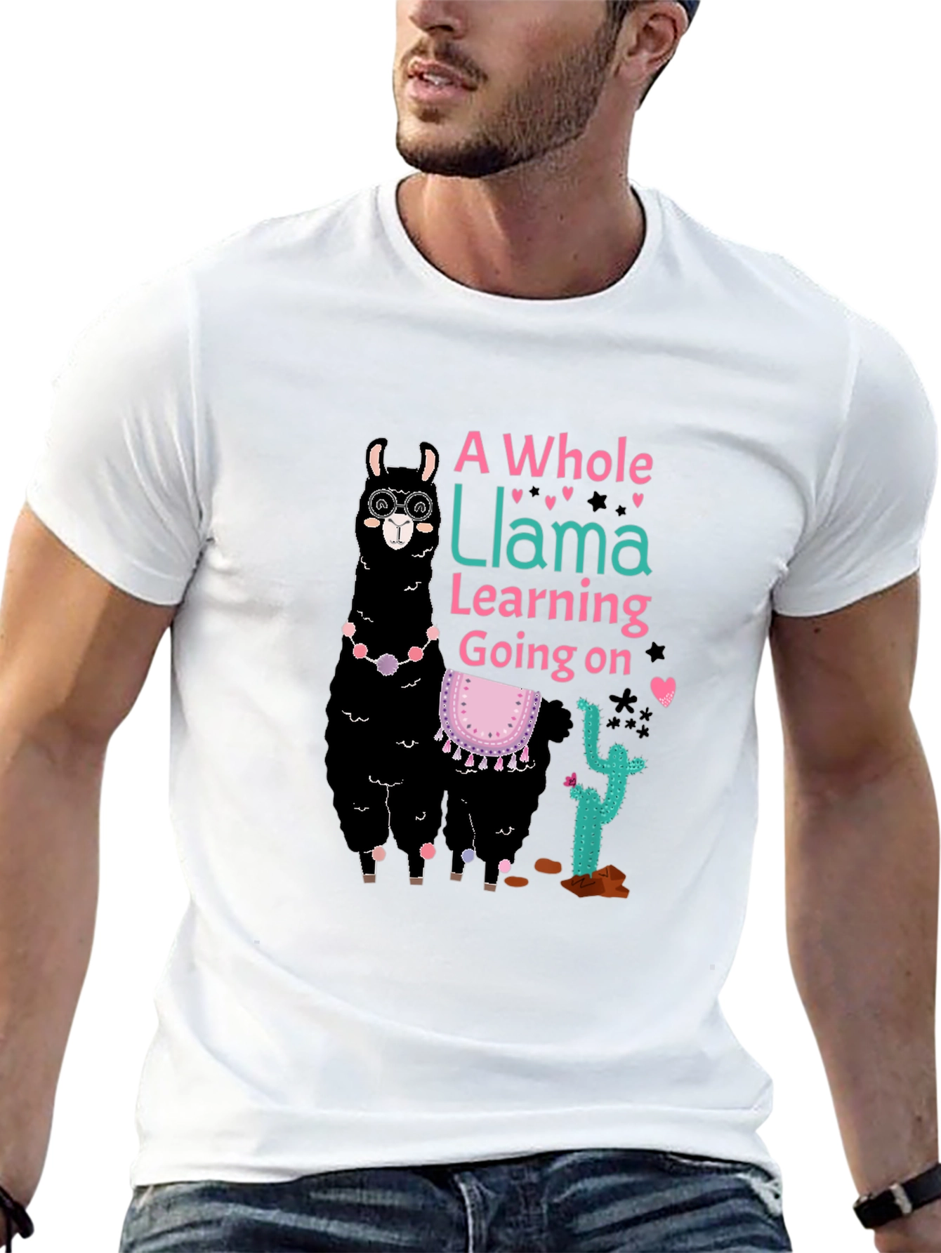 A Whole Llama Learning Going On T-shirt