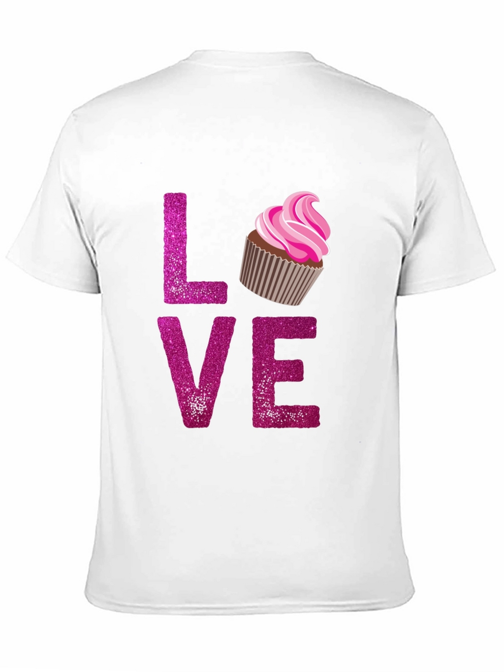 Love Cupcake Graphic Tee - Black