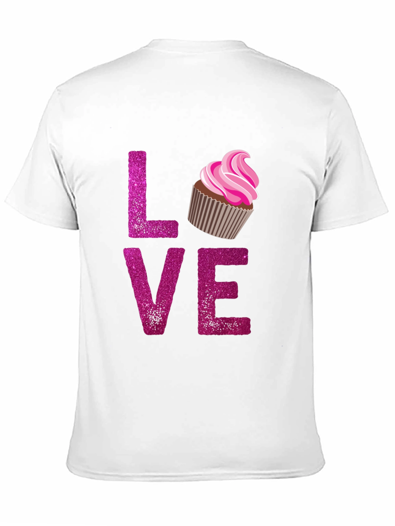 Love Cupcake Graphic Tee - Black