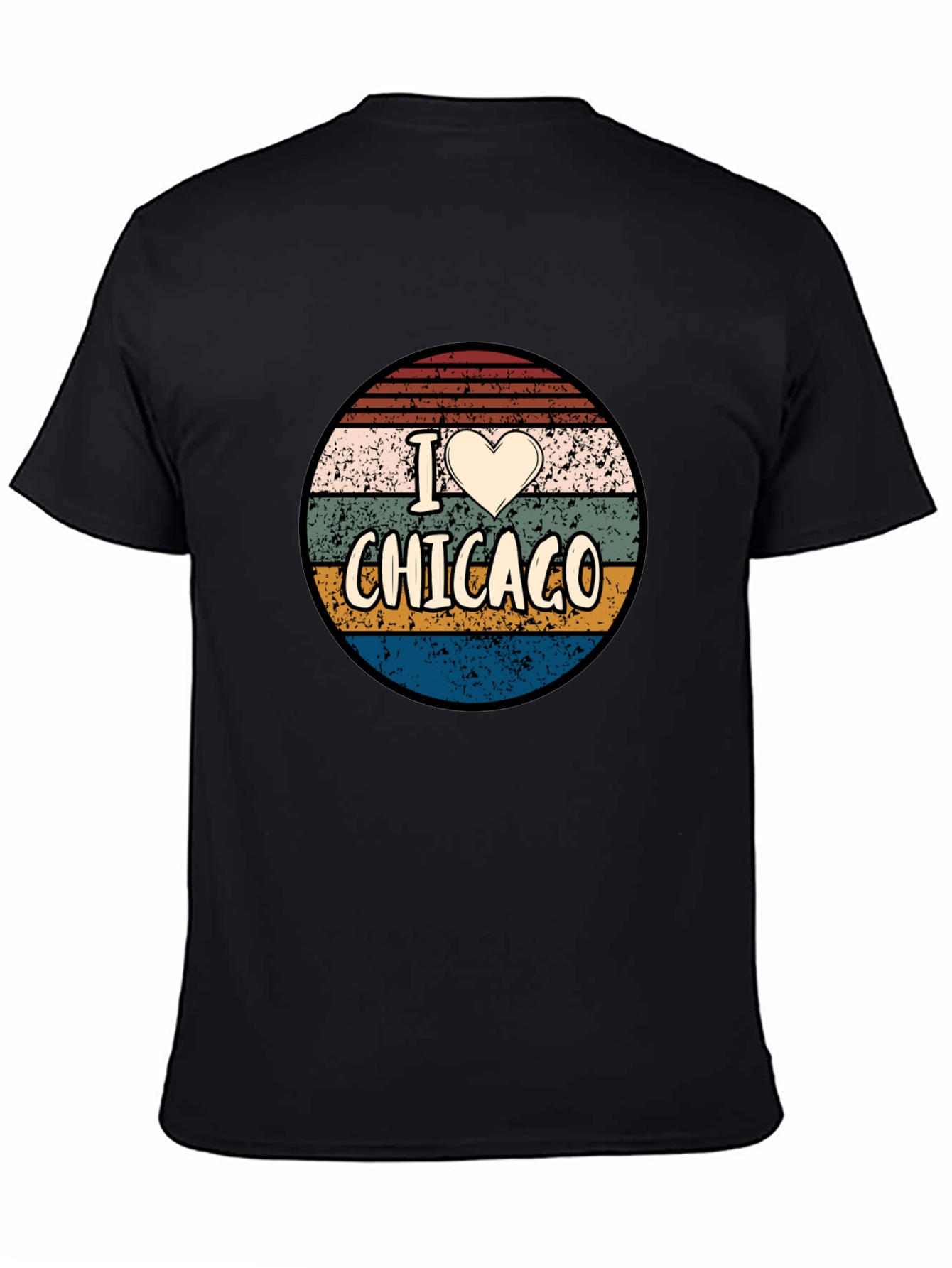 I Heart Chicago Retro Graphic T-Shirt