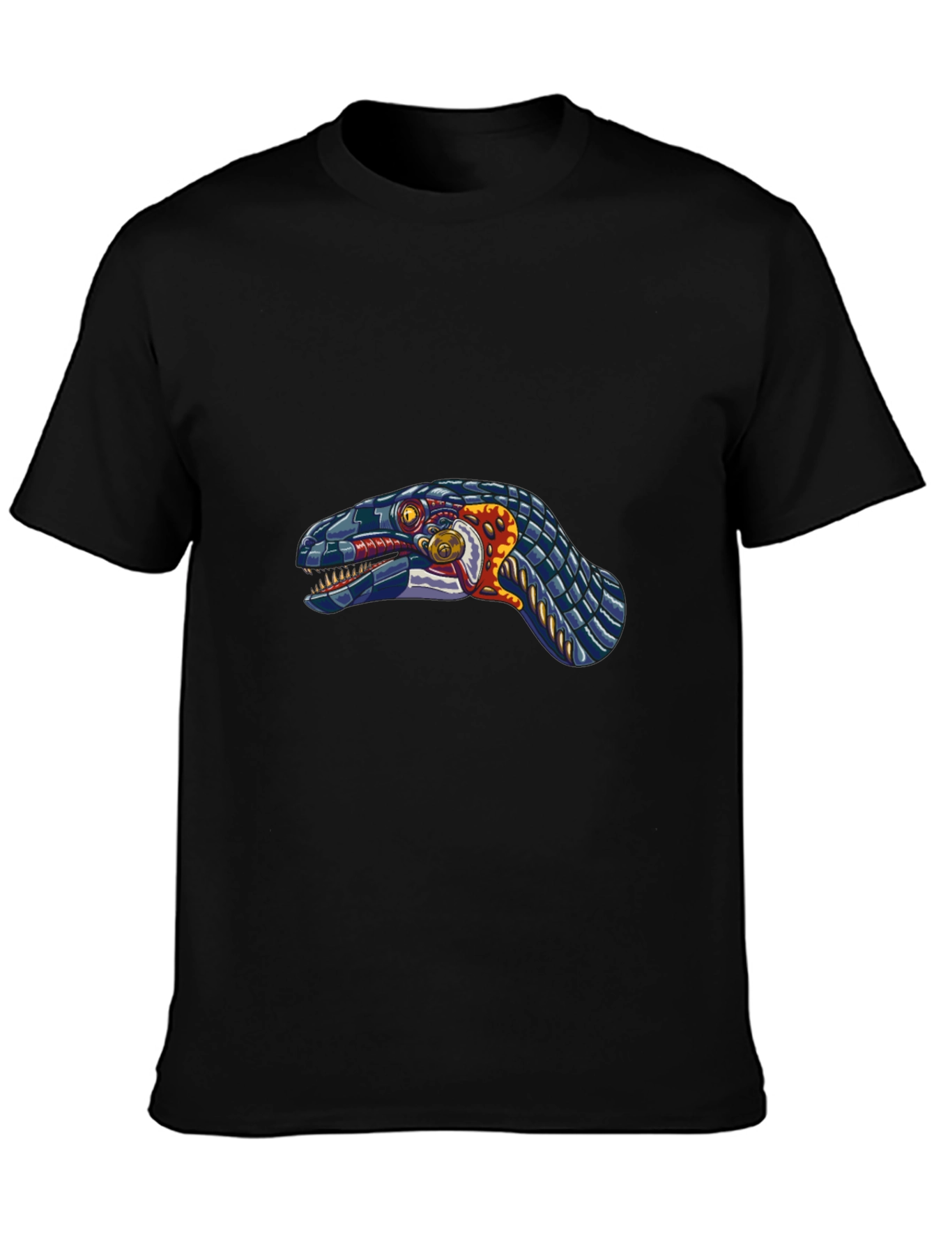 Snake Graphic Black T-Shirt
