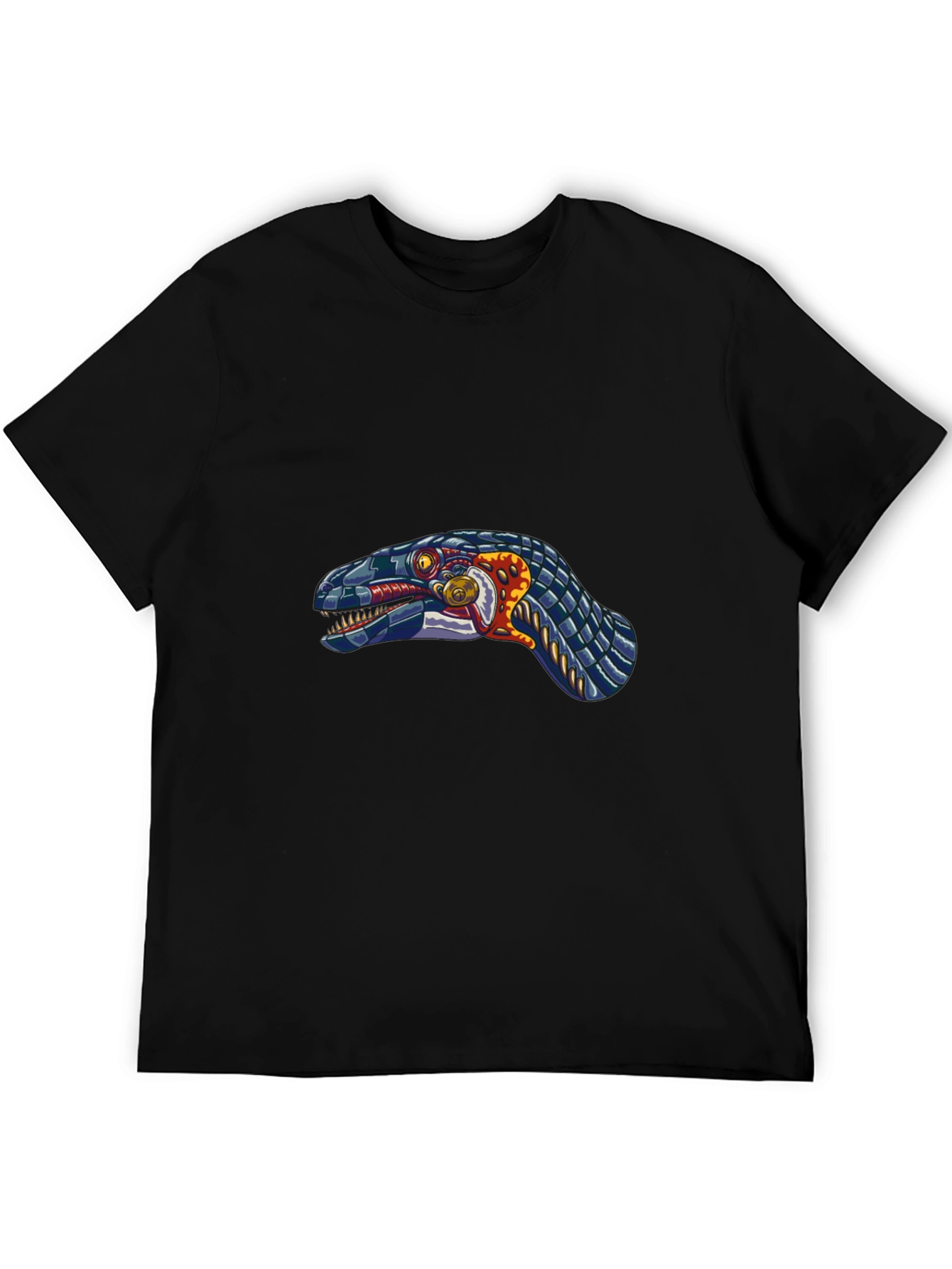 Snake Graphic Black T-Shirt