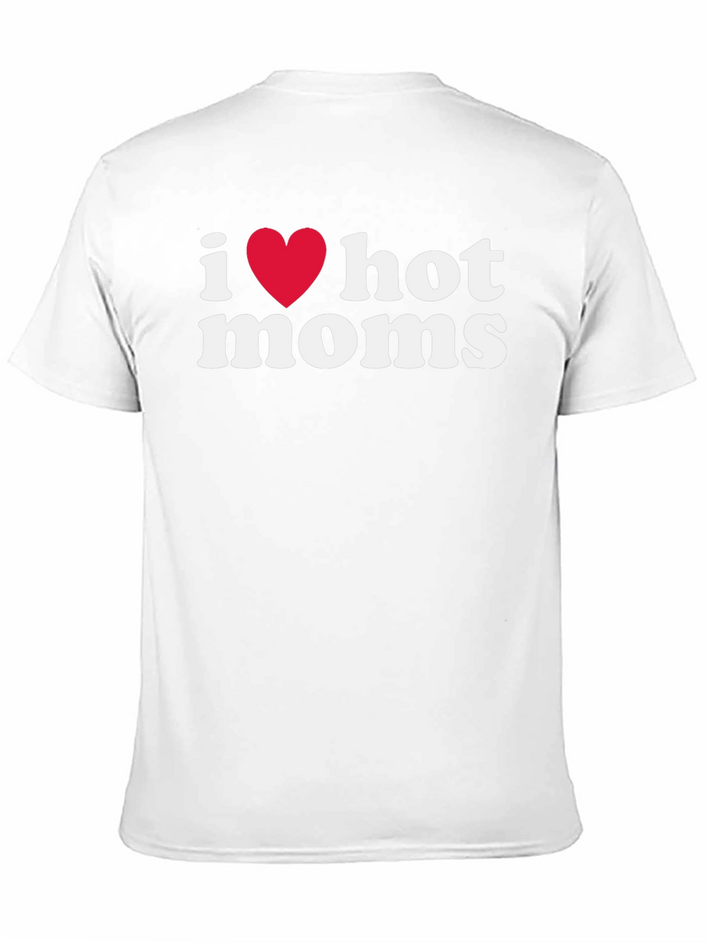 I Heart Hot Moms Graphic Tee - Black