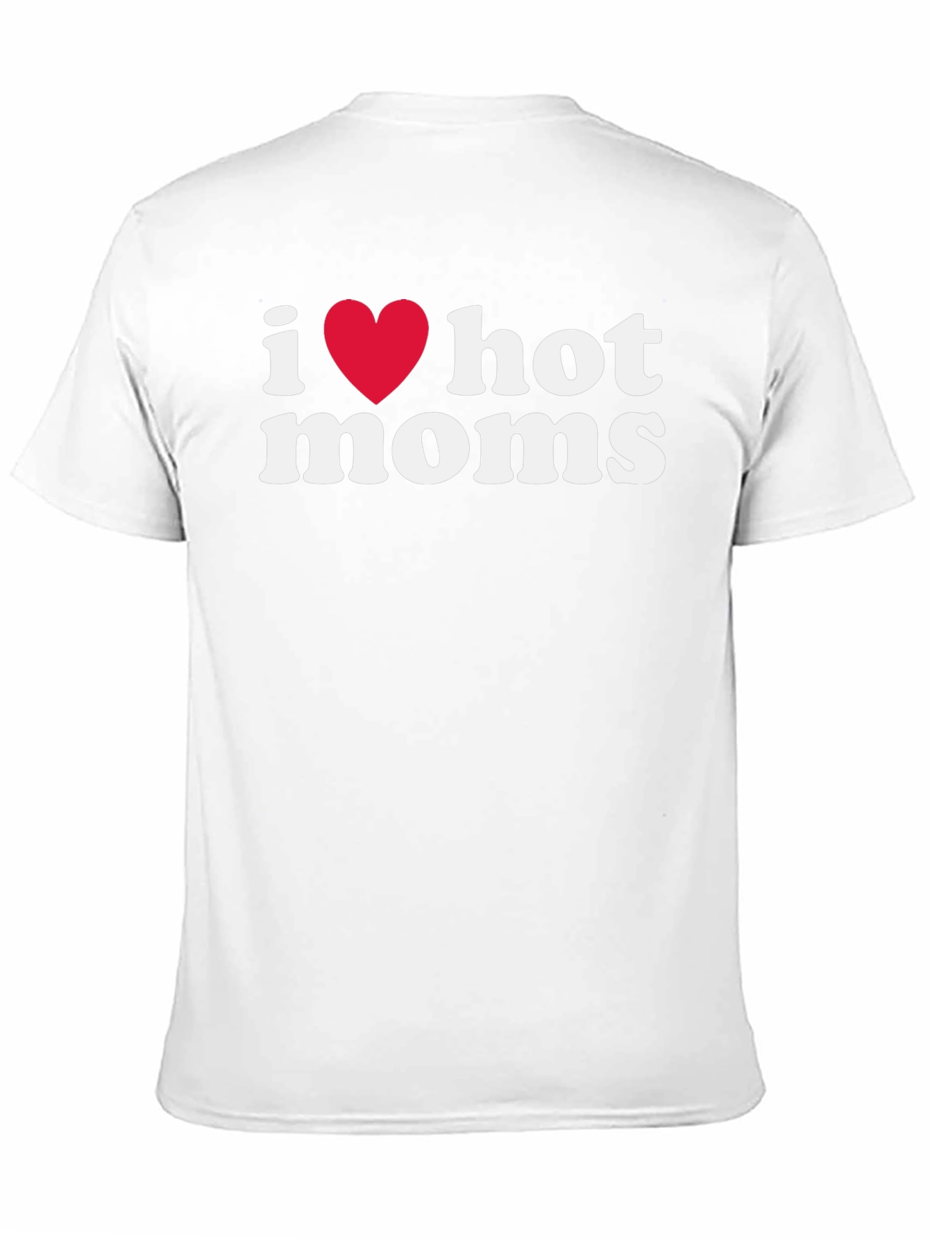 I Heart Hot Moms Graphic Tee - Black