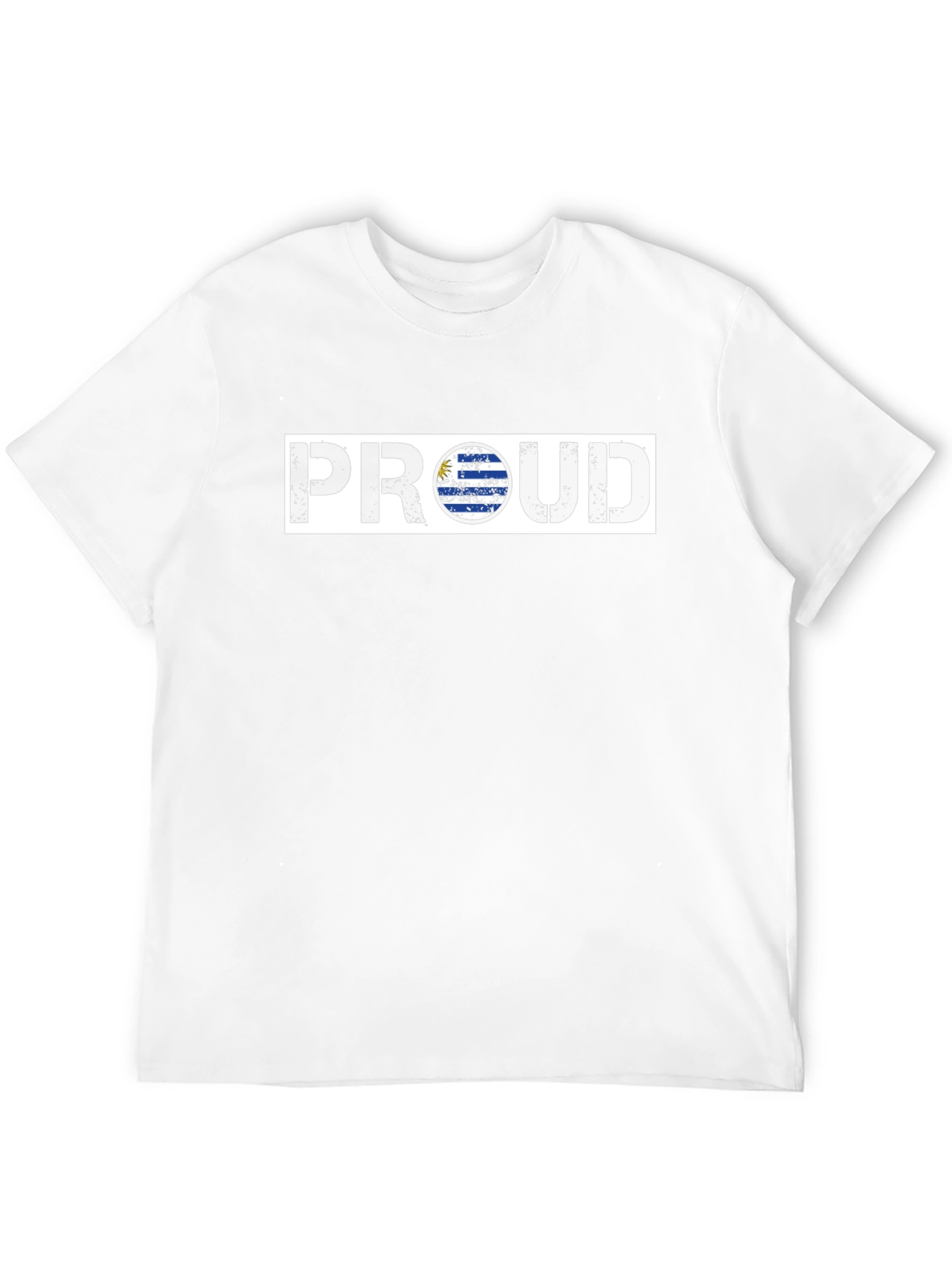 Proud Uruguay Flag Graphic T-Shirt