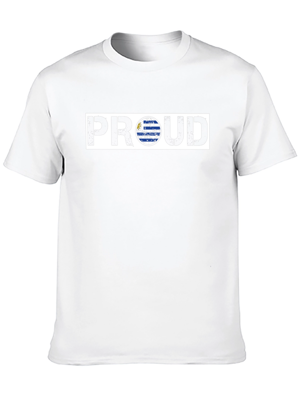 Proud Uruguay Flag Graphic T-Shirt