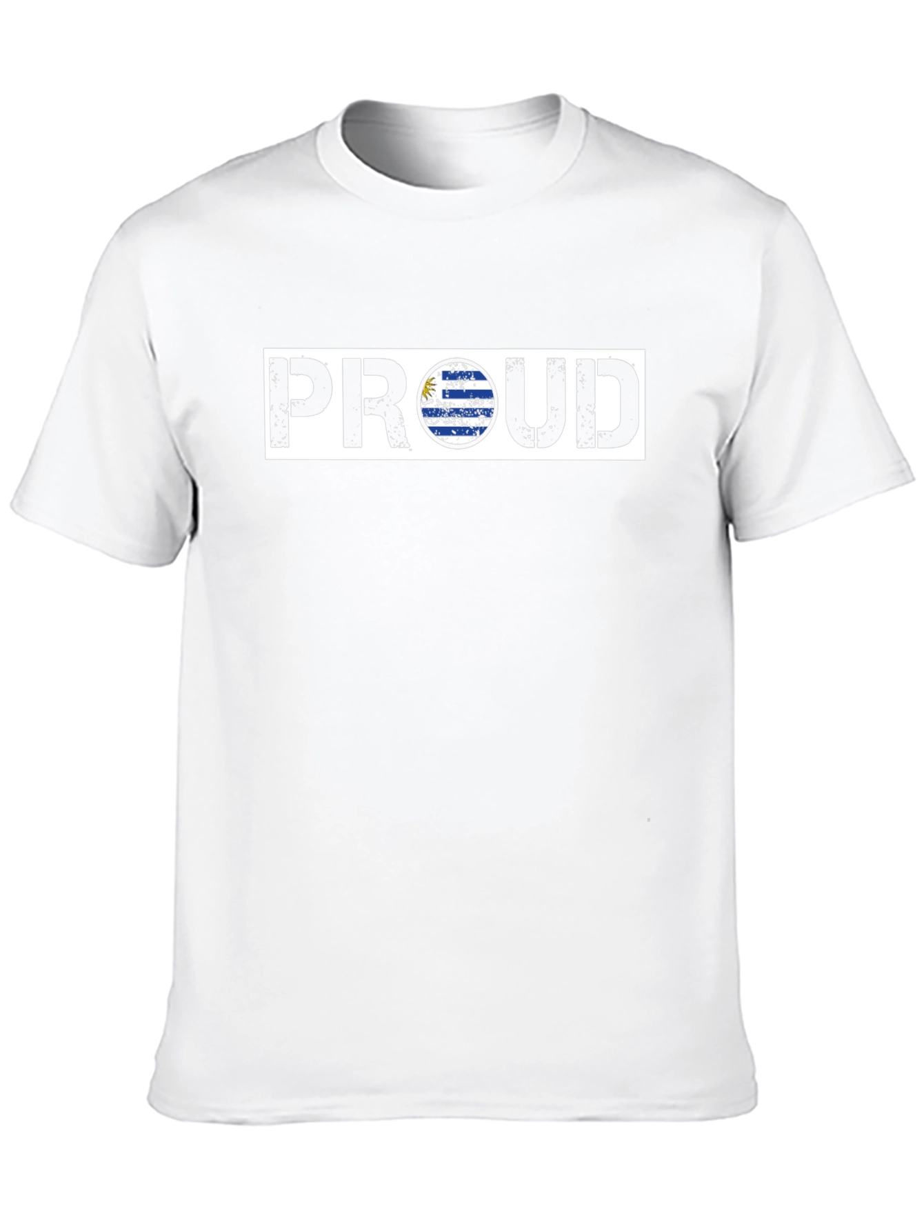 Proud Uruguay Flag Graphic T-Shirt