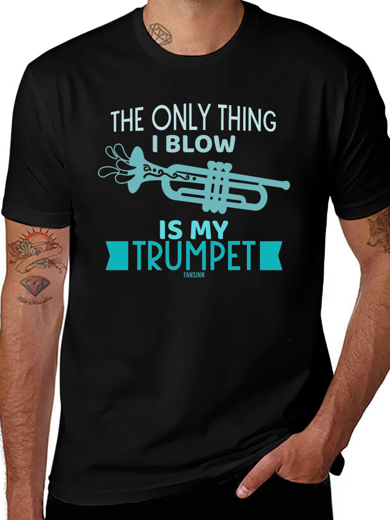 Funny Musician T-Shirt - The Only Thing I Blow Is My Trumpet