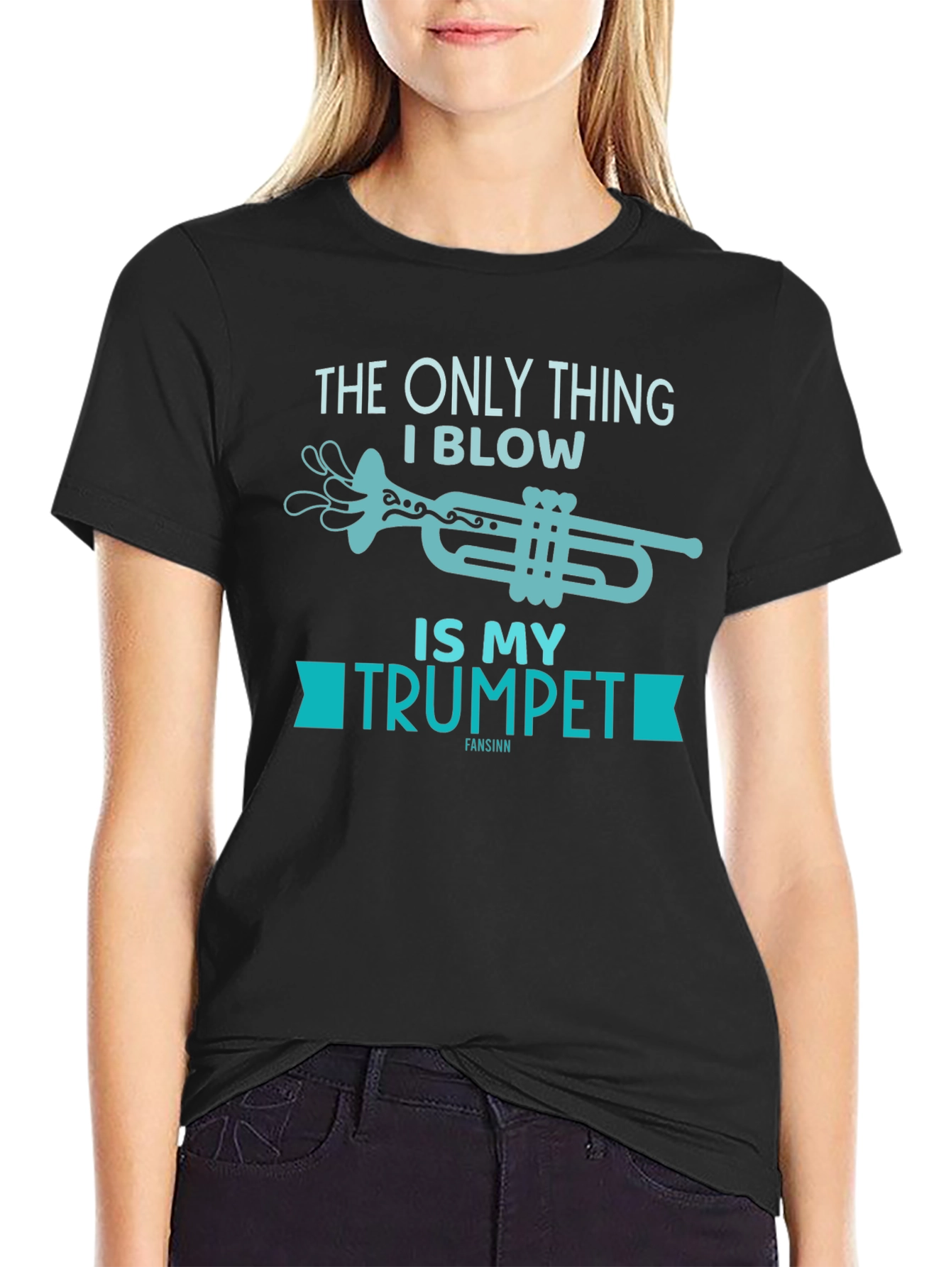 Funny Musician T-Shirt - The Only Thing I Blow Is My Trumpet