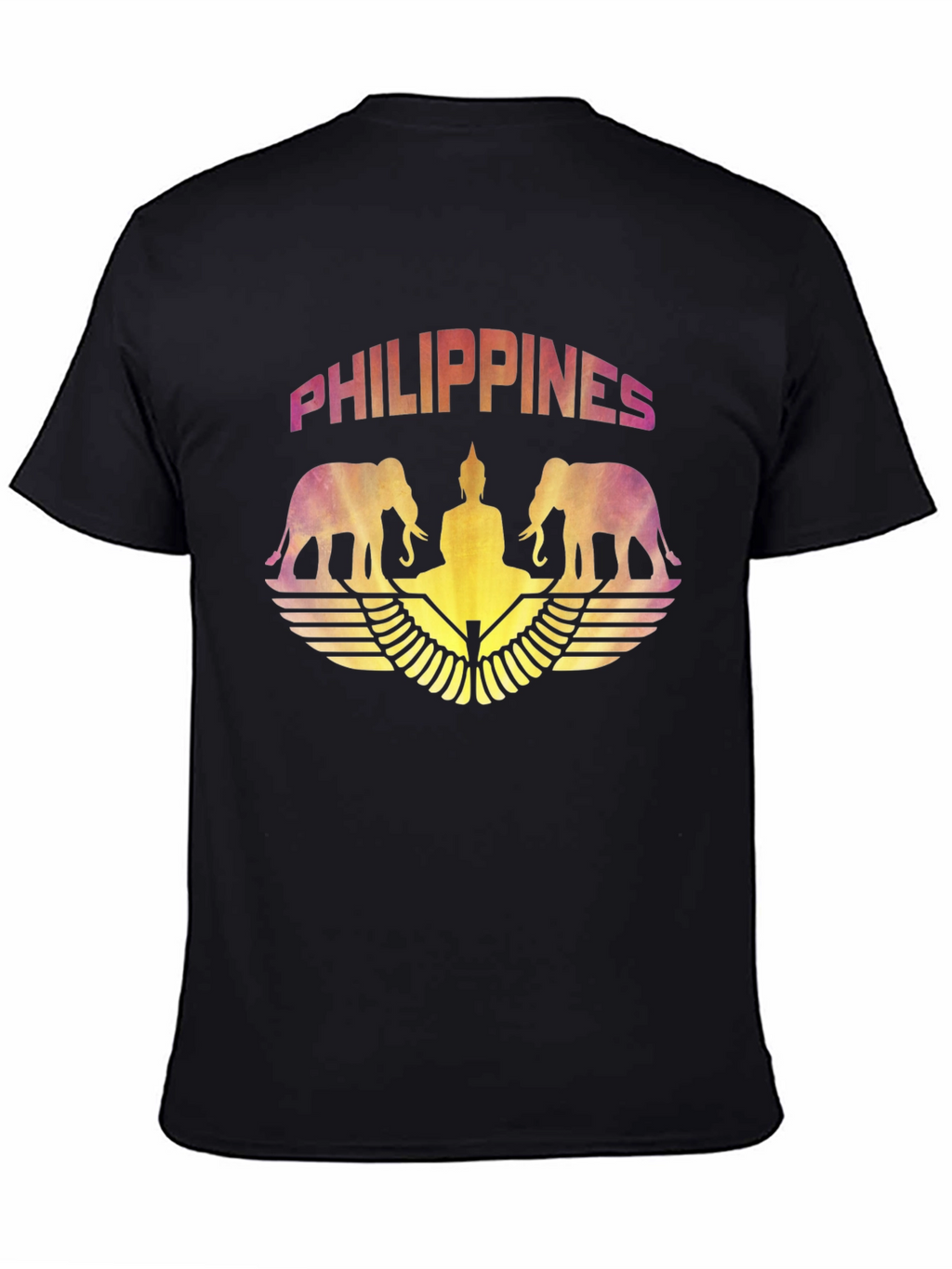Philippines Elephant Buddha Graphic T-Shirt