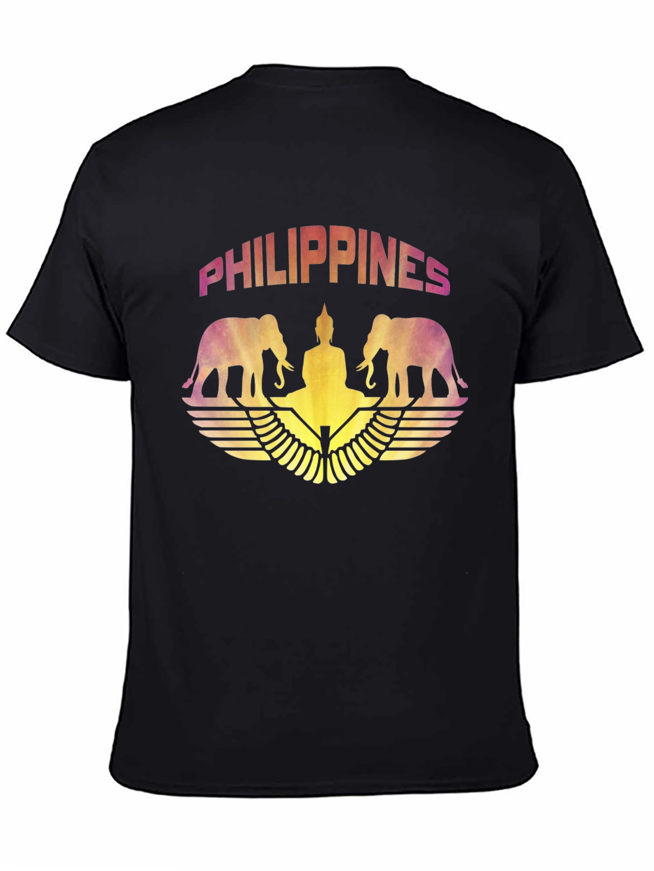 Philippines Elephant Buddha Graphic T-Shirt