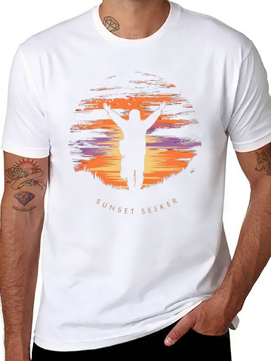 Sunset Seeker Graphic T-Shirt