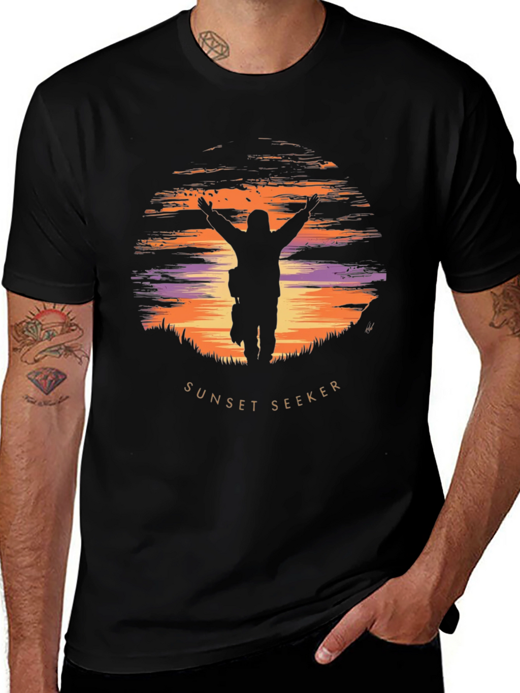 Sunset Seeker Graphic T-Shirt
