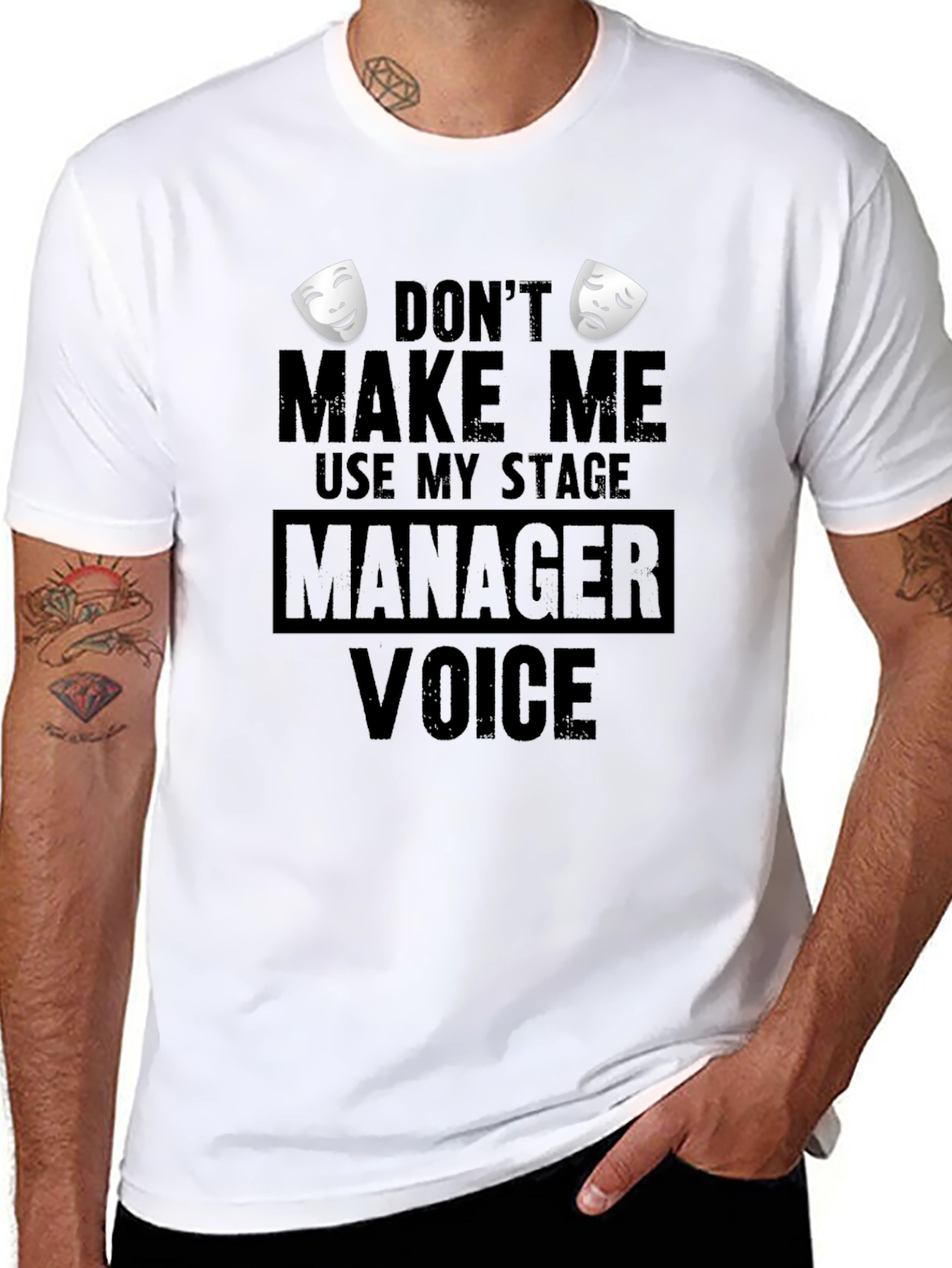 Stage Manager Voice Graphic T-Shirt