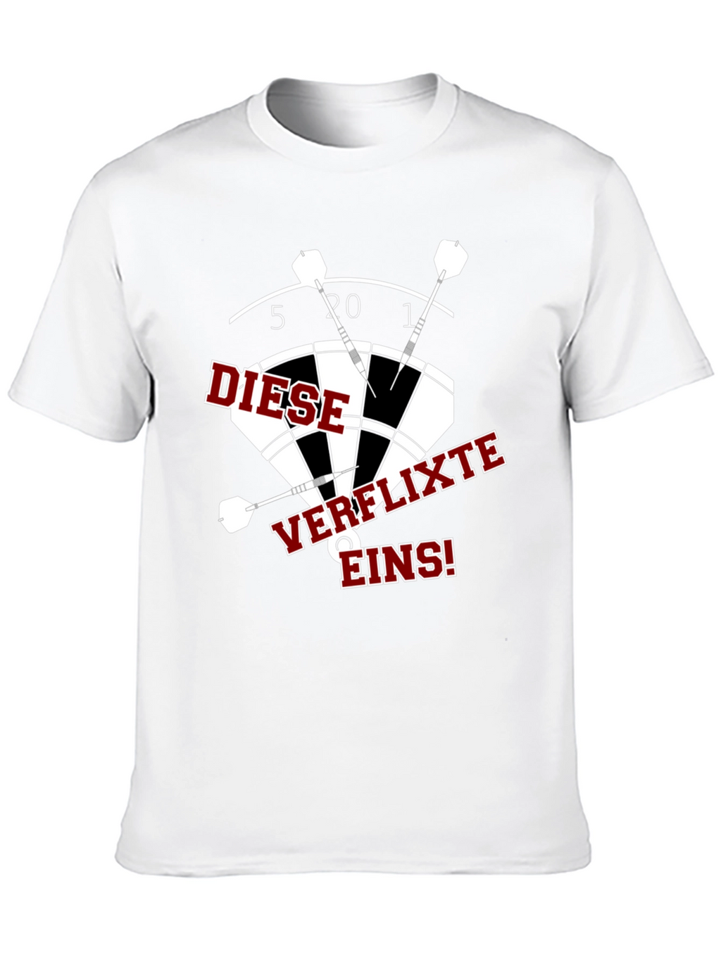 Darts T-Shirt: Diese Verflixte Eins!