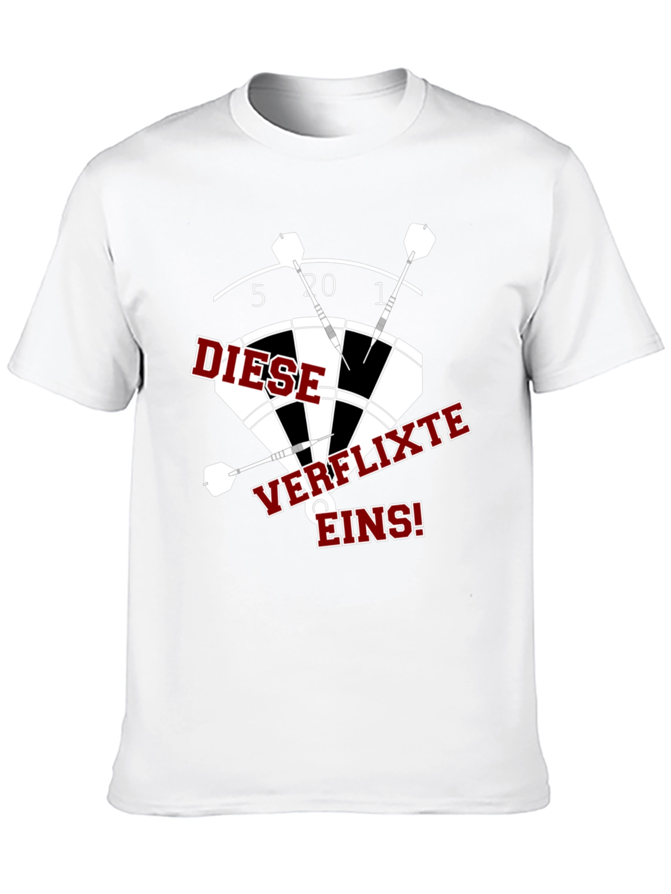 Darts T-Shirt: Diese Verflixte Eins!