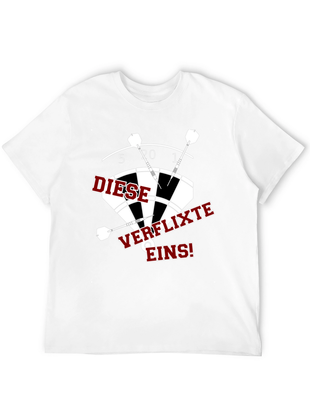 Darts T-Shirt: Diese Verflixte Eins!