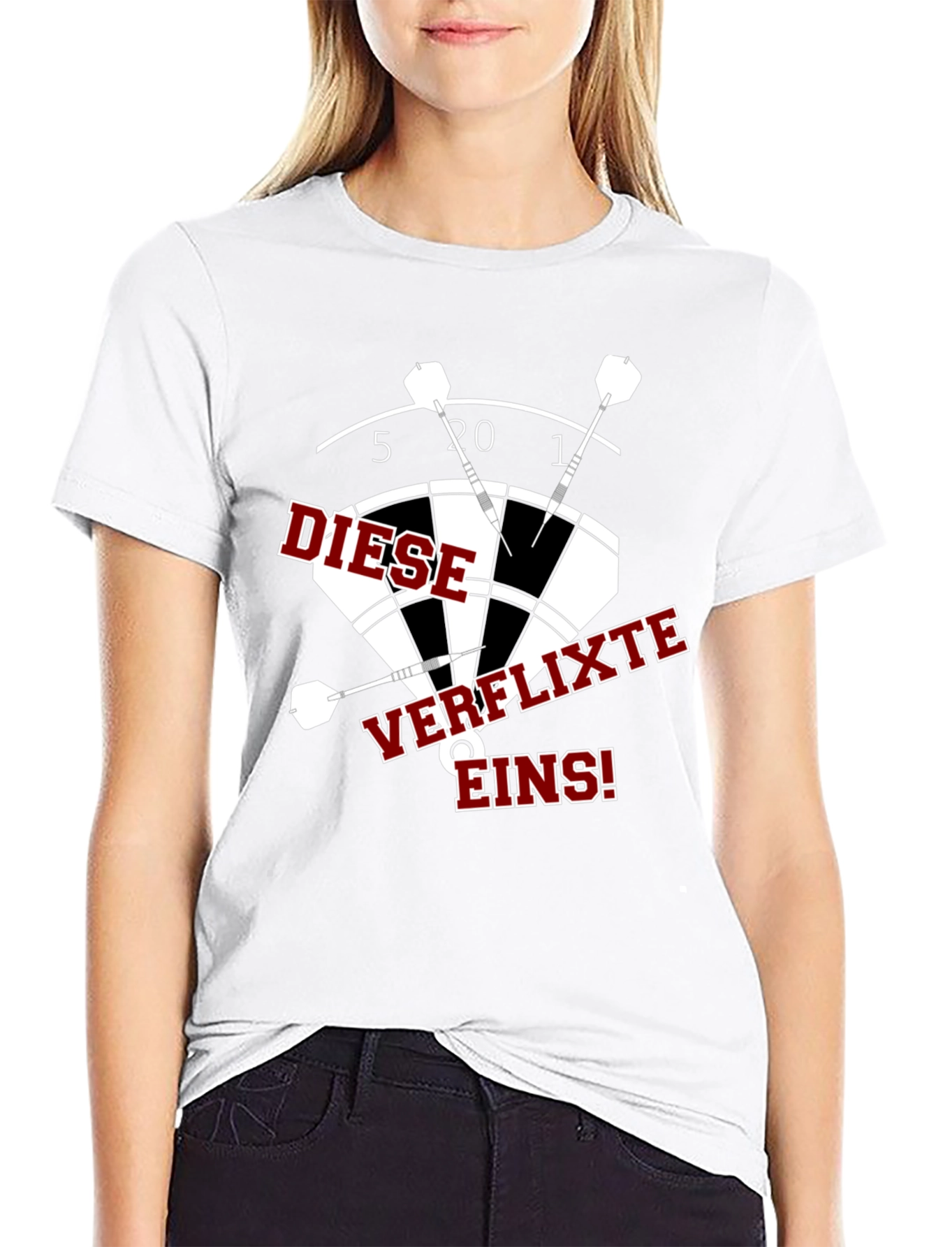 Darts T-Shirt: Diese Verflixte Eins!