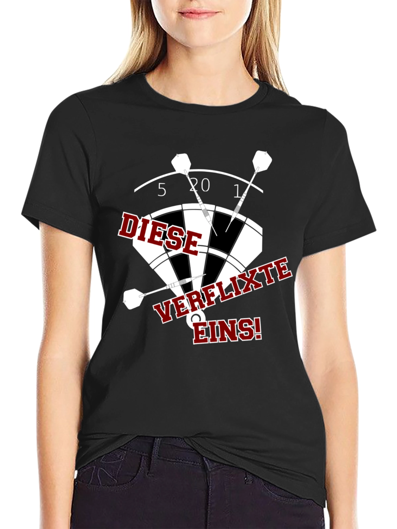 Darts T-Shirt: Diese Verflixte Eins!