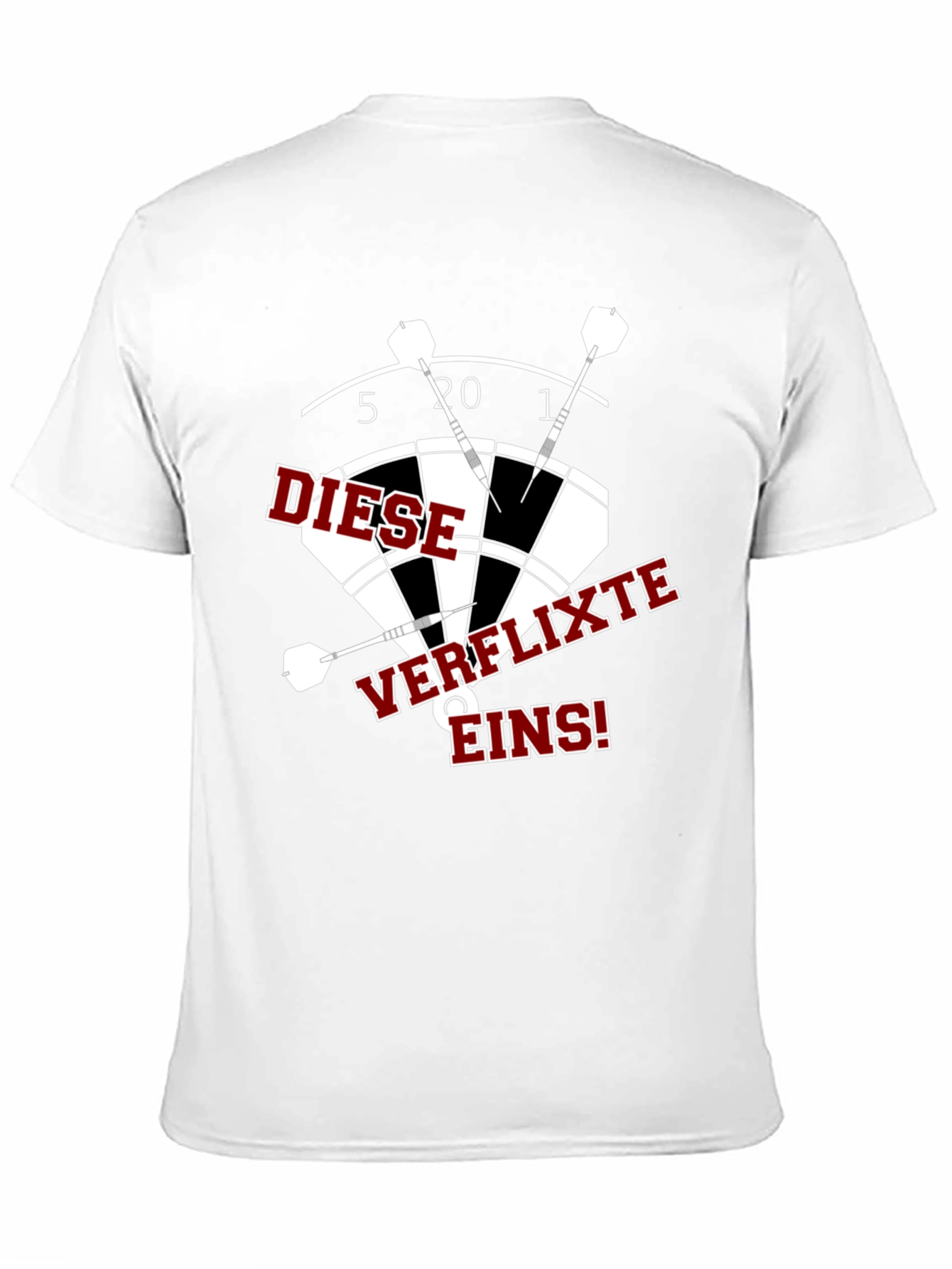 Darts T-Shirt: Diese Verflixte Eins!
