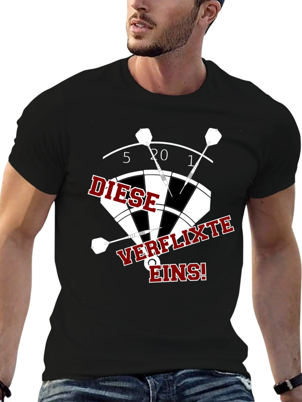 Darts T-Shirt: Diese Verflixte Eins!