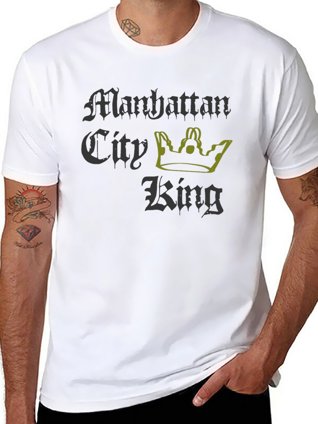 Manhattan City King Graphic T-Shirt