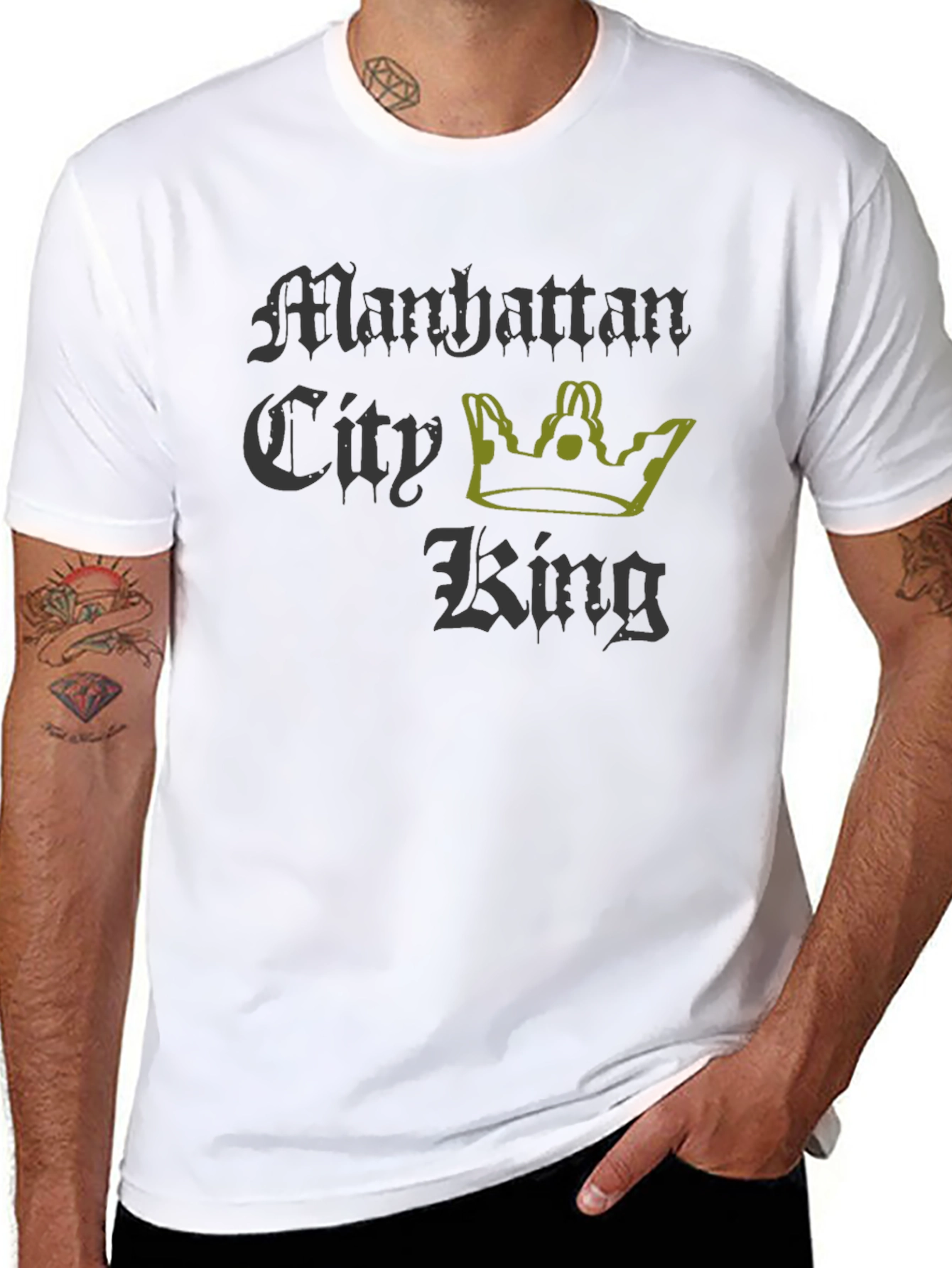 Manhattan City King Graphic T-Shirt
