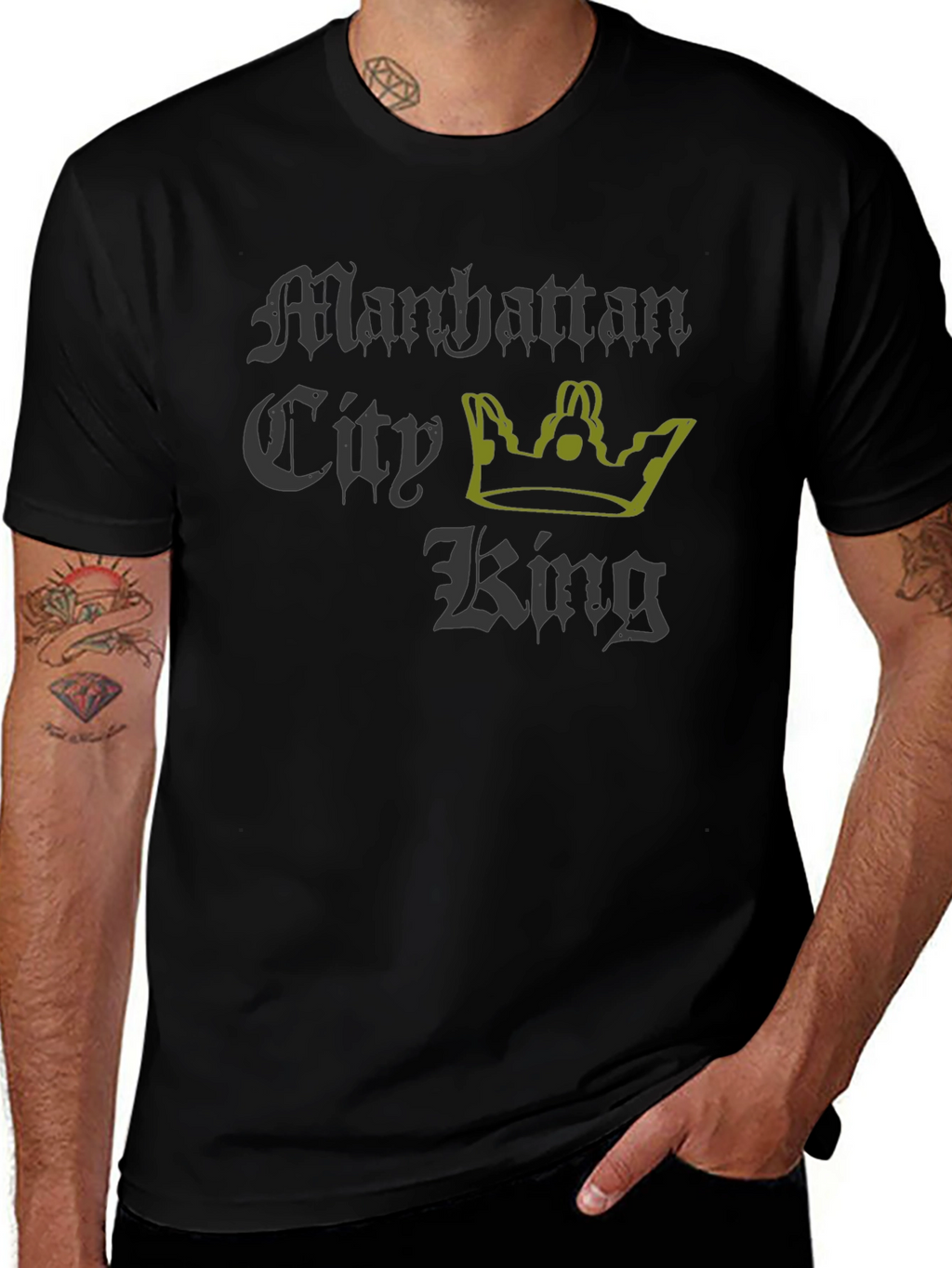 Manhattan City King Graphic T-Shirt