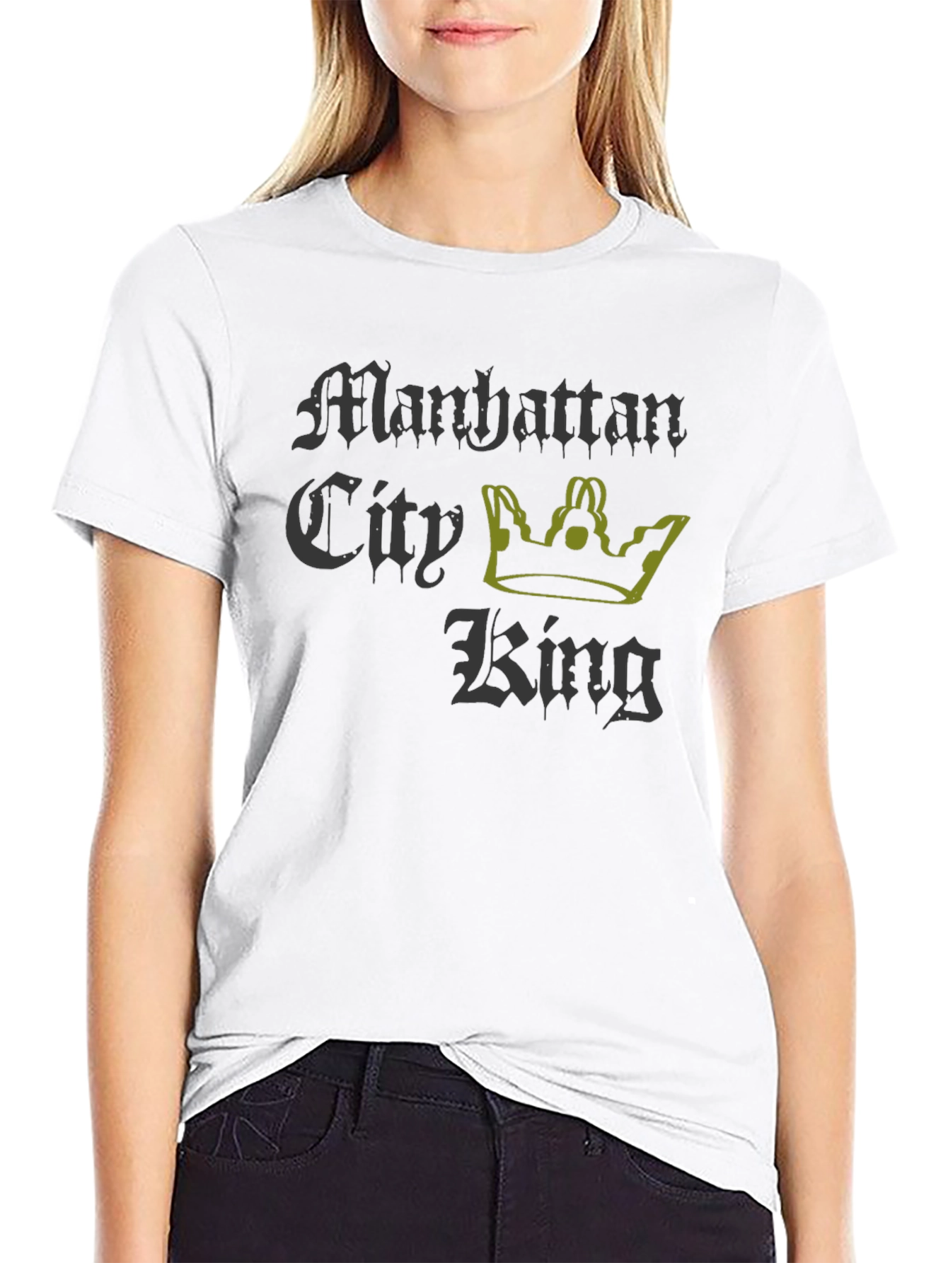 Manhattan City King Graphic T-Shirt