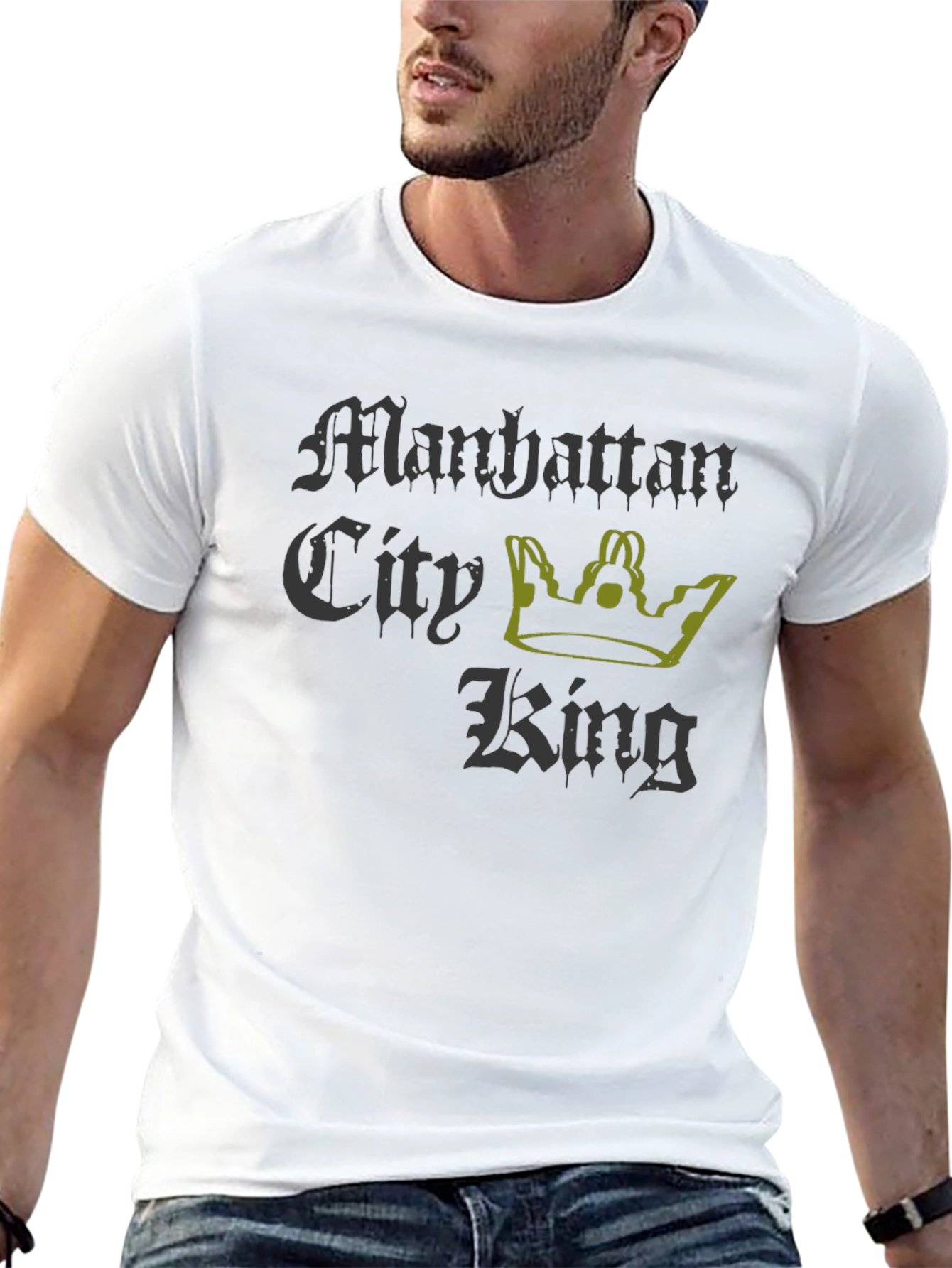 Manhattan City King Graphic T-Shirt