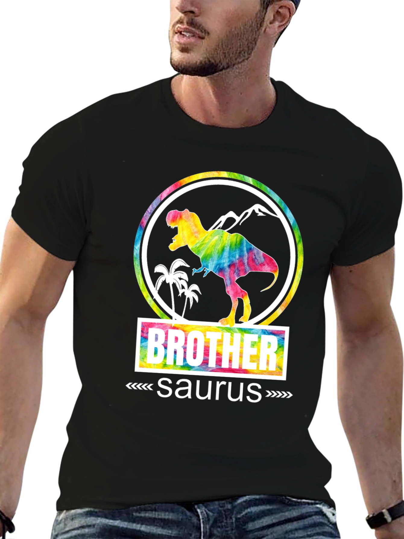 Brother Saurus T-Shirt - Dinosaur Graphic Tee
