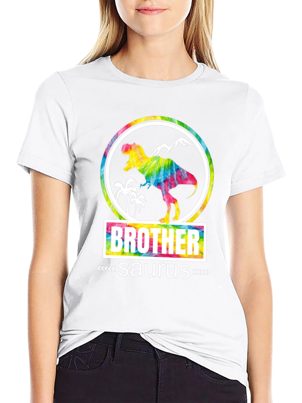 Brother Saurus T-Shirt - Dinosaur Graphic Tee