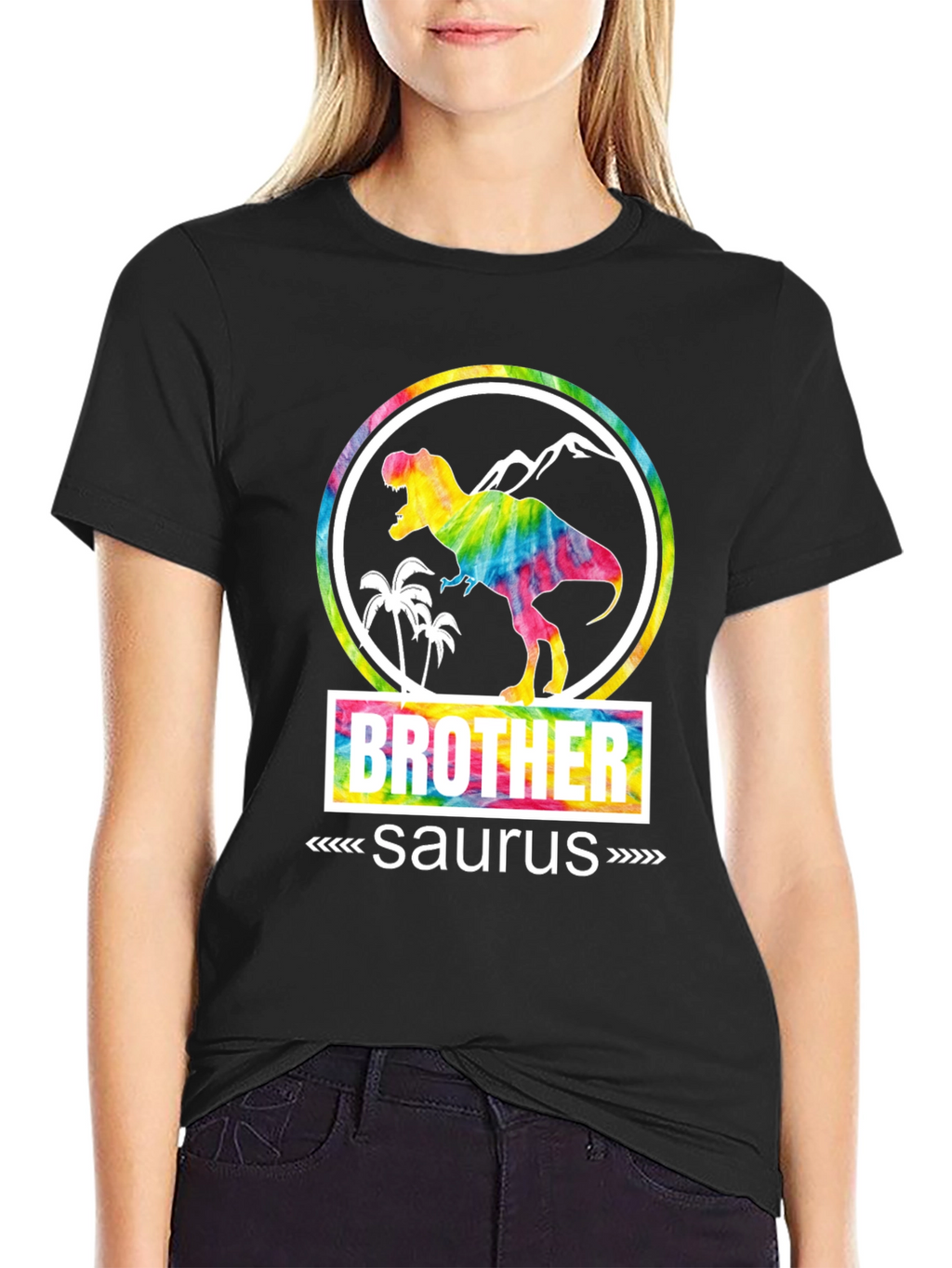 Brother Saurus T-Shirt - Dinosaur Graphic Tee