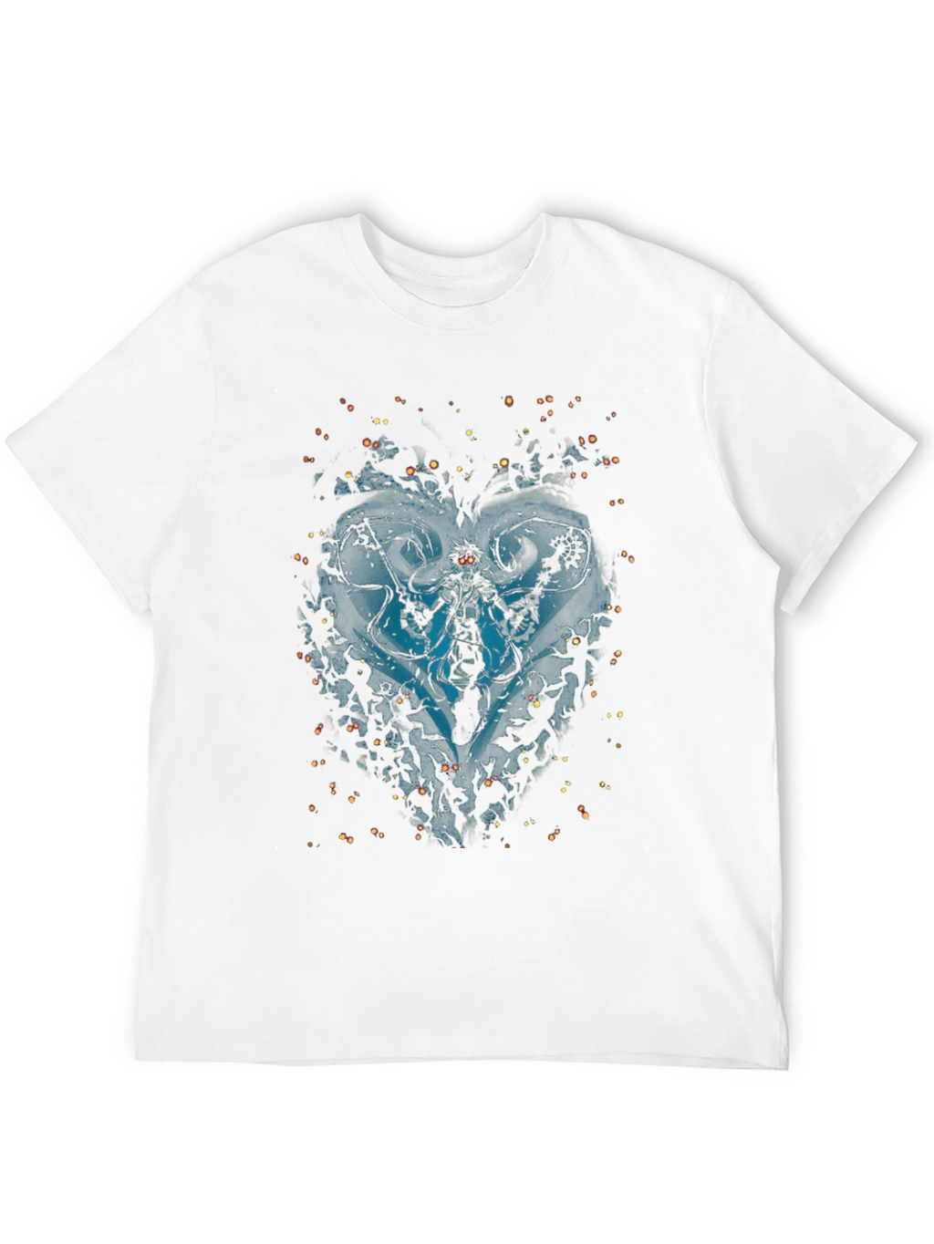 Kingdom Hearts Inspired Graphic Black T-Shirt