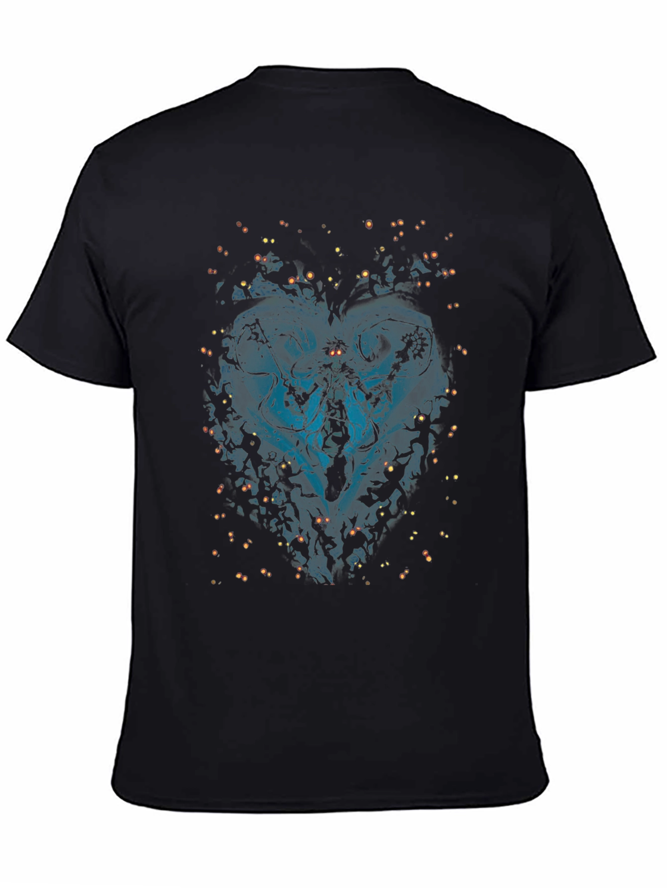 Kingdom Hearts Inspired Graphic Black T-Shirt