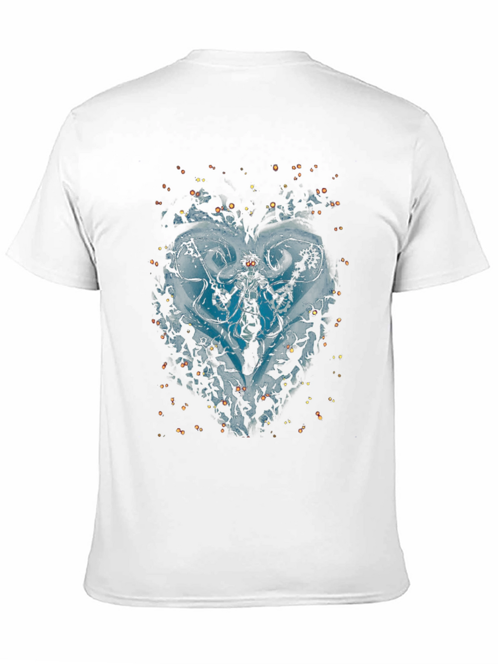 Kingdom Hearts Inspired Graphic Black T-Shirt