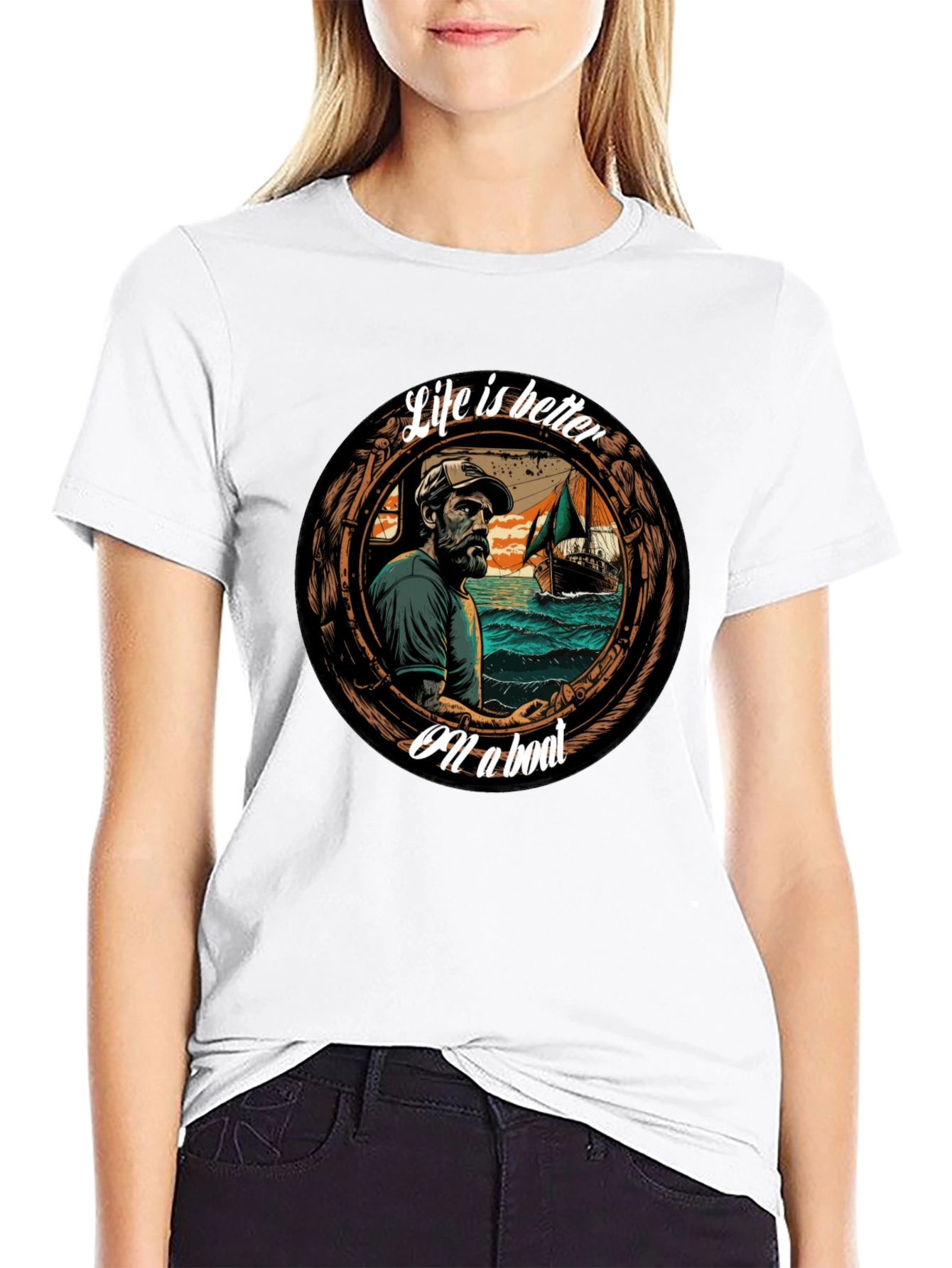 Life is Better on a Boat Graphic Tee