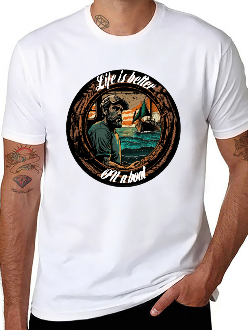 Life is Better on a Boat Graphic Tee