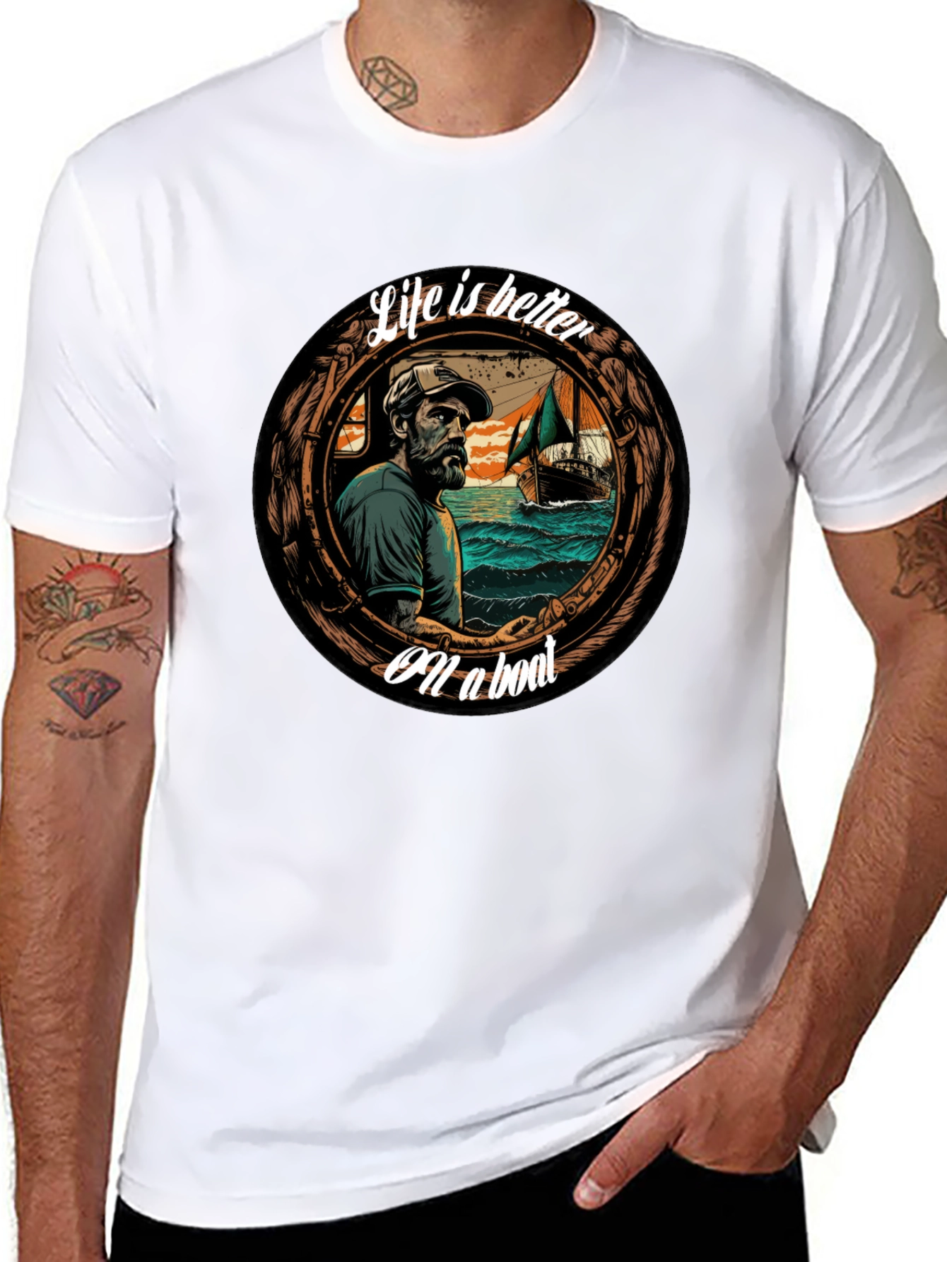 Life is Better on a Boat Graphic Tee