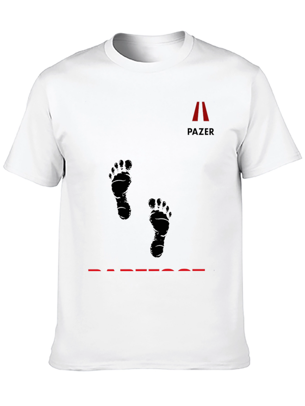 Pazer Barefoot Black Graphic Tee