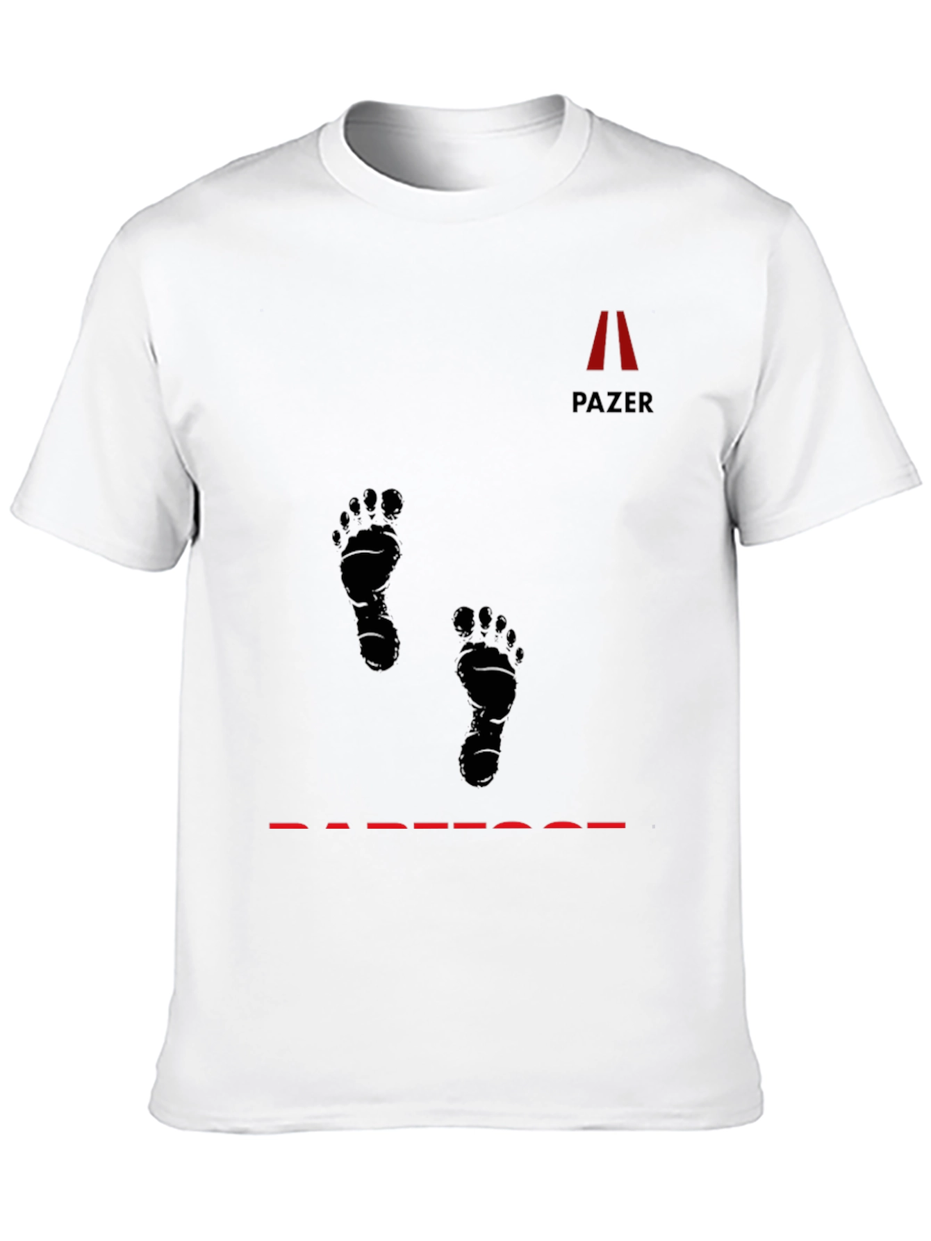 Pazer Barefoot Black Graphic Tee