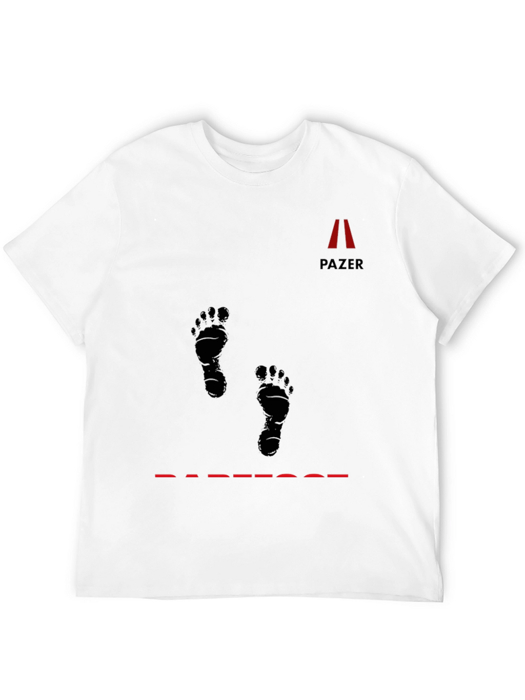 Pazer Barefoot Black Graphic Tee