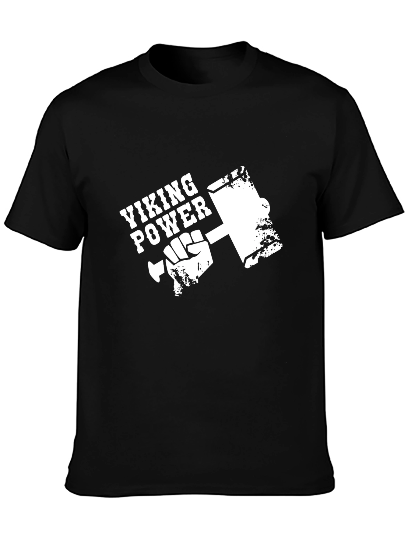 Viking Power Hammer T-Shirt - Black