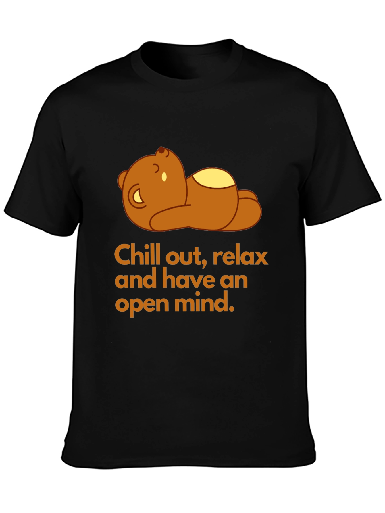 Relax Bear Graphic Tee - Chill Out T-Shirt