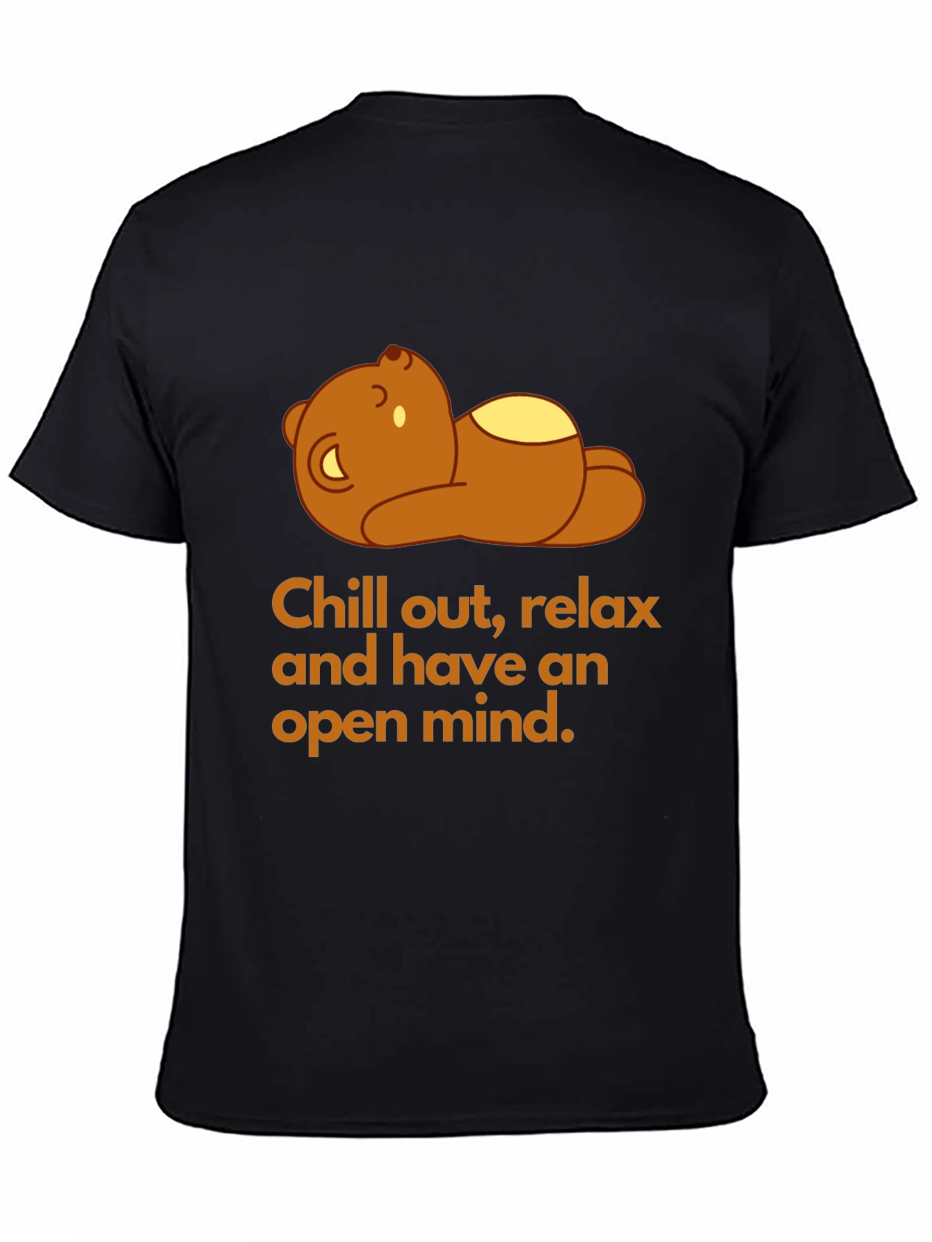 Relax Bear Graphic Tee - Chill Out T-Shirt