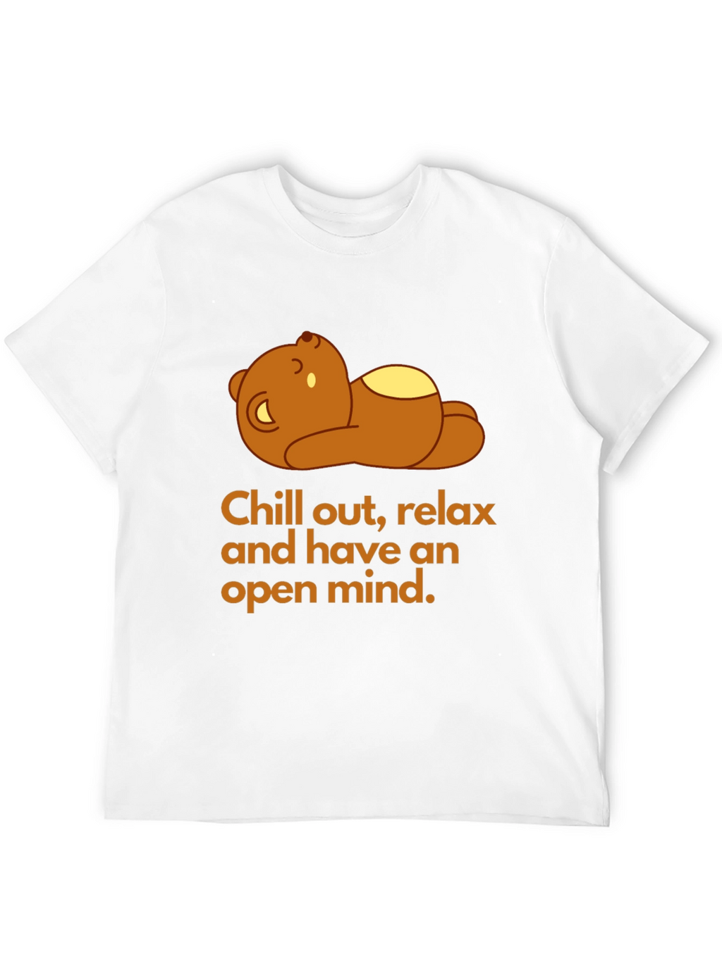 Relax Bear Graphic Tee - Chill Out T-Shirt